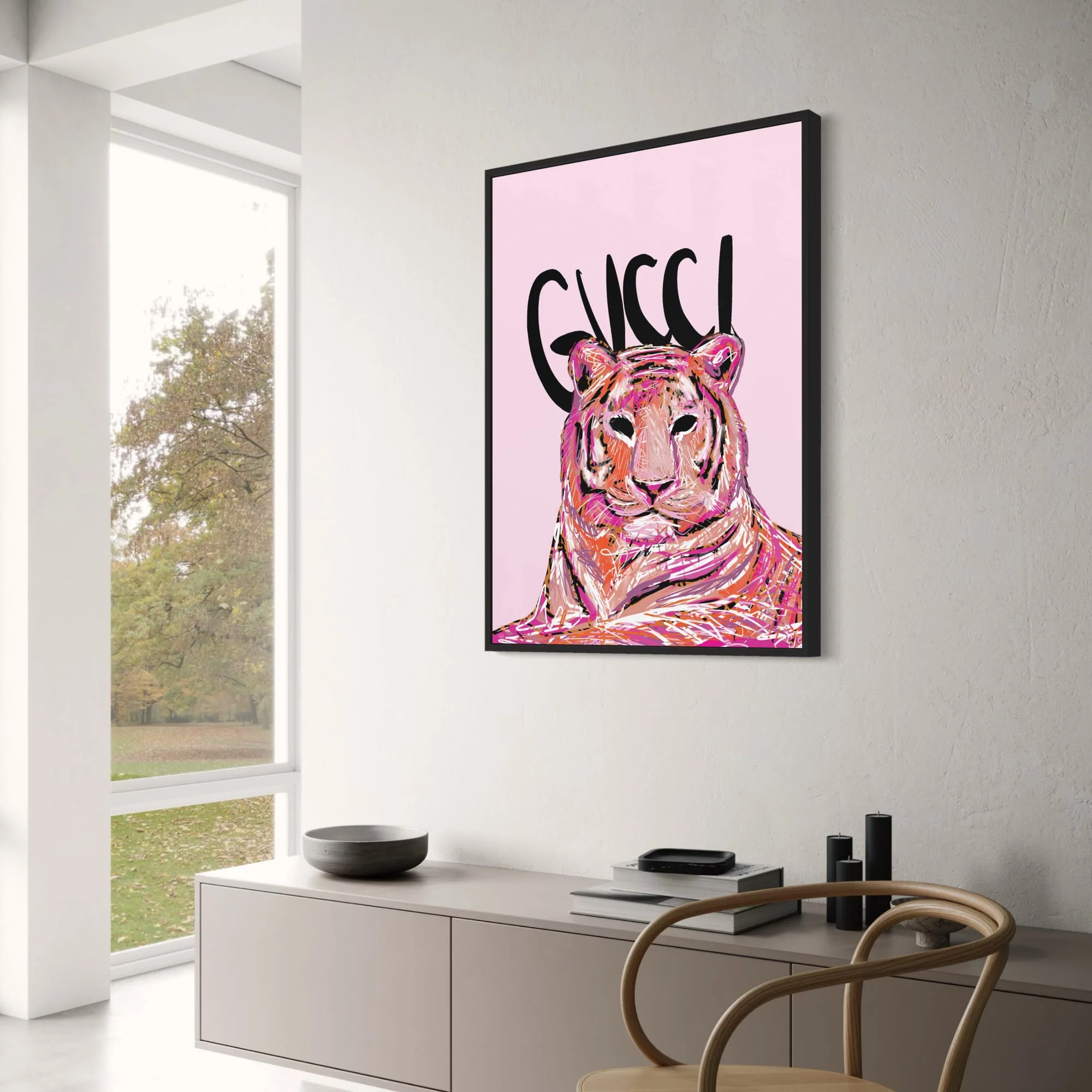 Gucci Tiger | Wildlife Fashion Illustration - Image 3