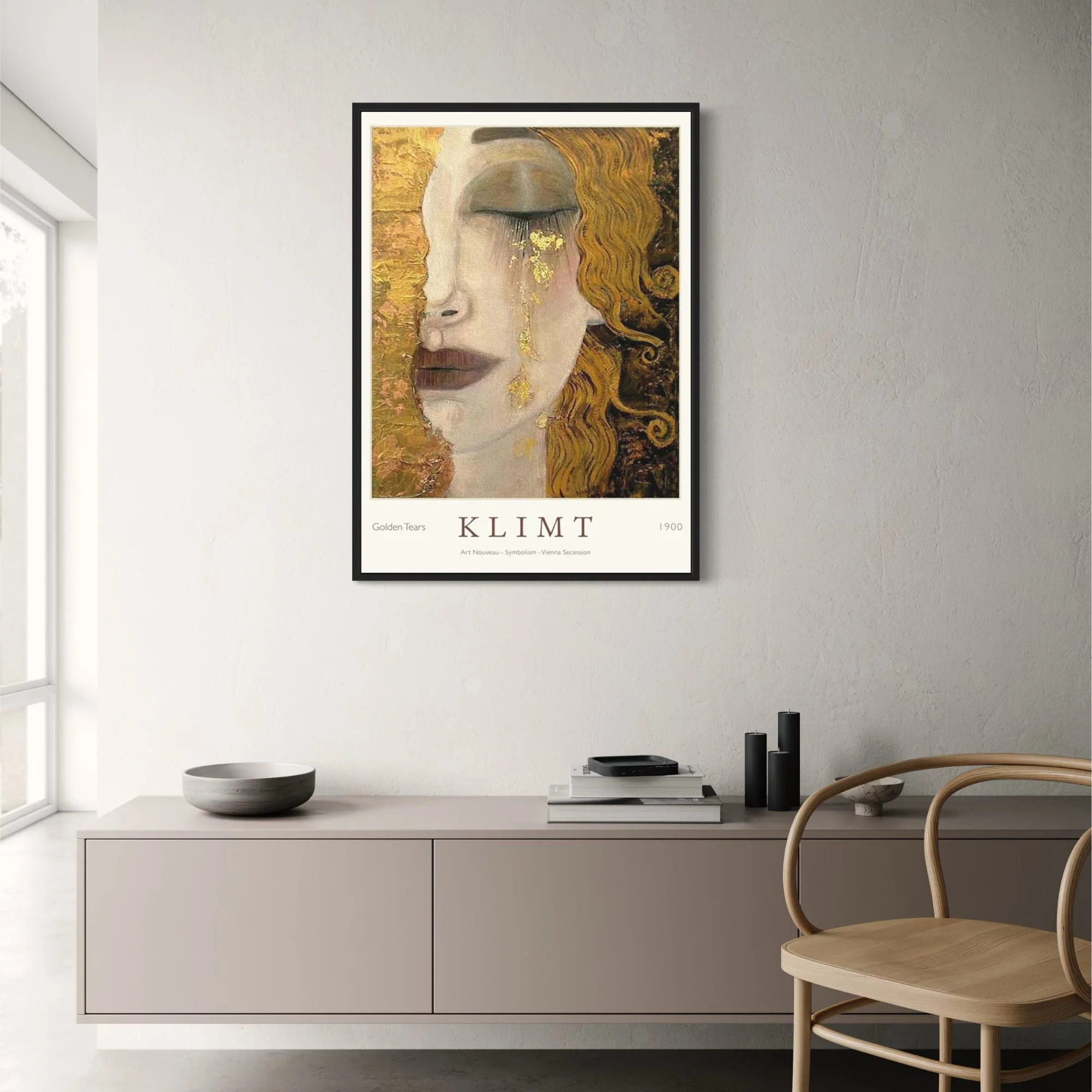 Gustav Klimt | Golden Tears | Expressionist Art - Image 2
