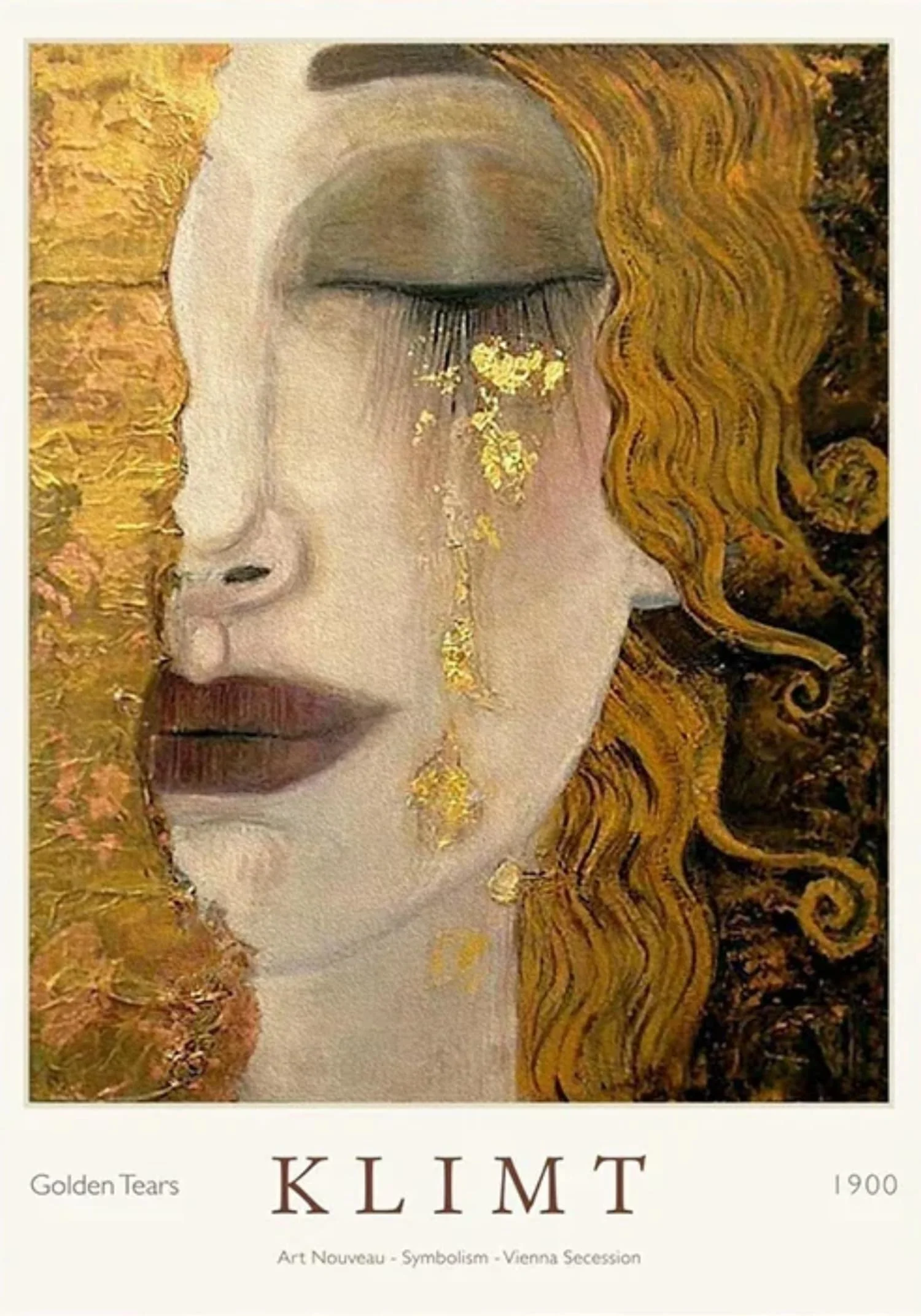 Gustav Klimt | Golden Tears | Expressionist Art - Image 4