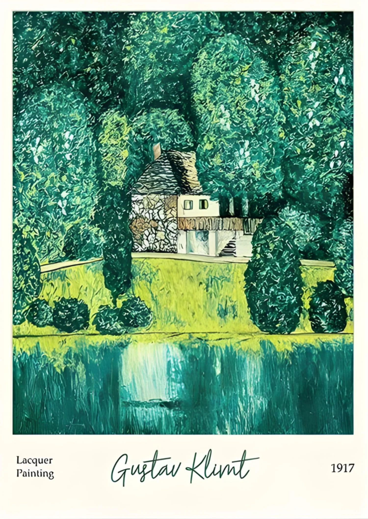 Klimt Garden Trees | Decorative Artwork - Image 4