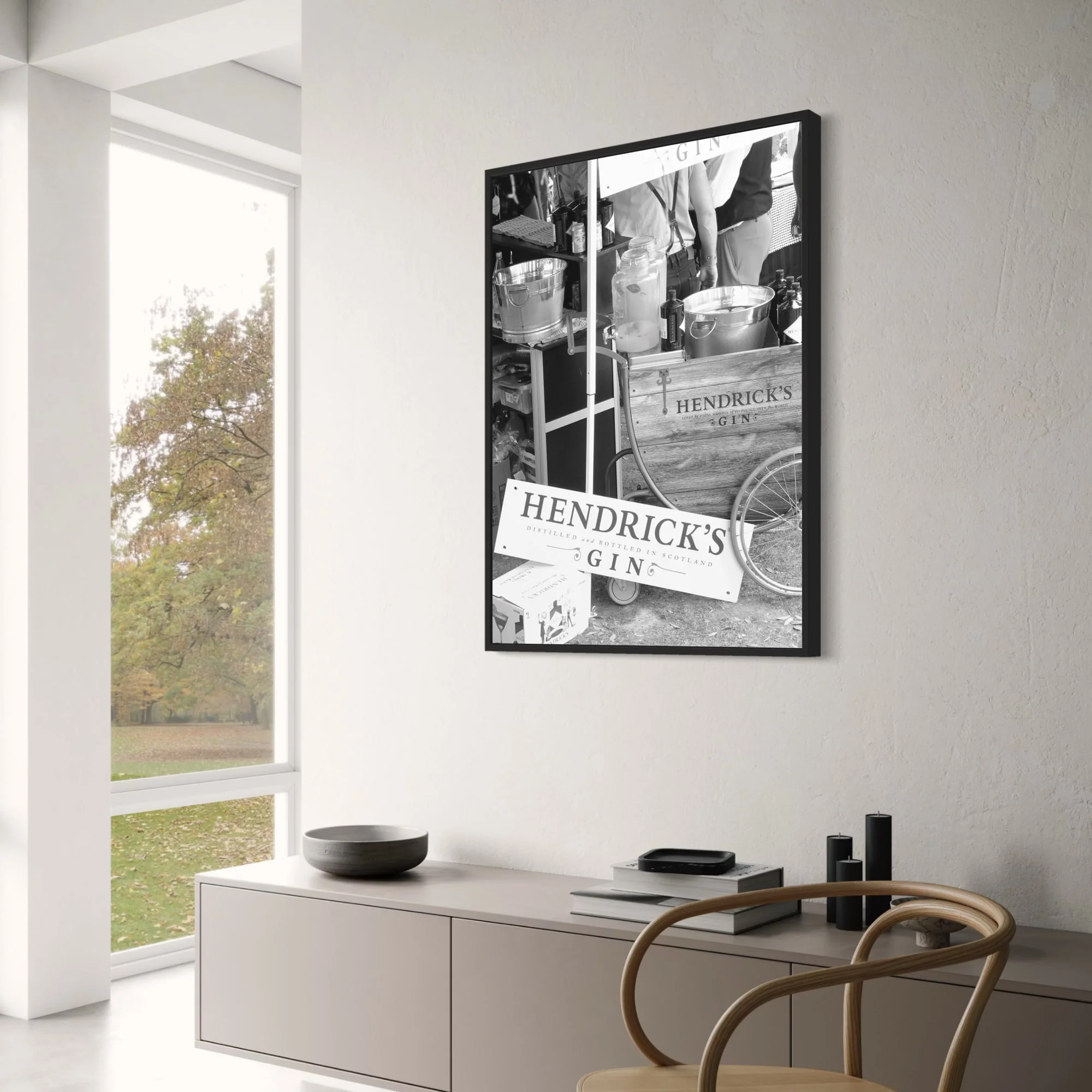 Hendricks Gin | Vintage Style | Bar Decor - Image 3