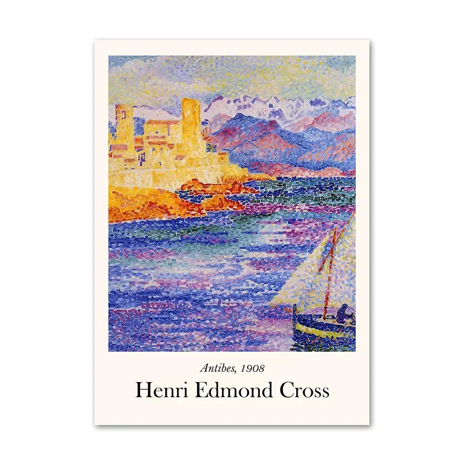 Henri Edmond Cross | Antibes 1908 | Impressionist Landscape