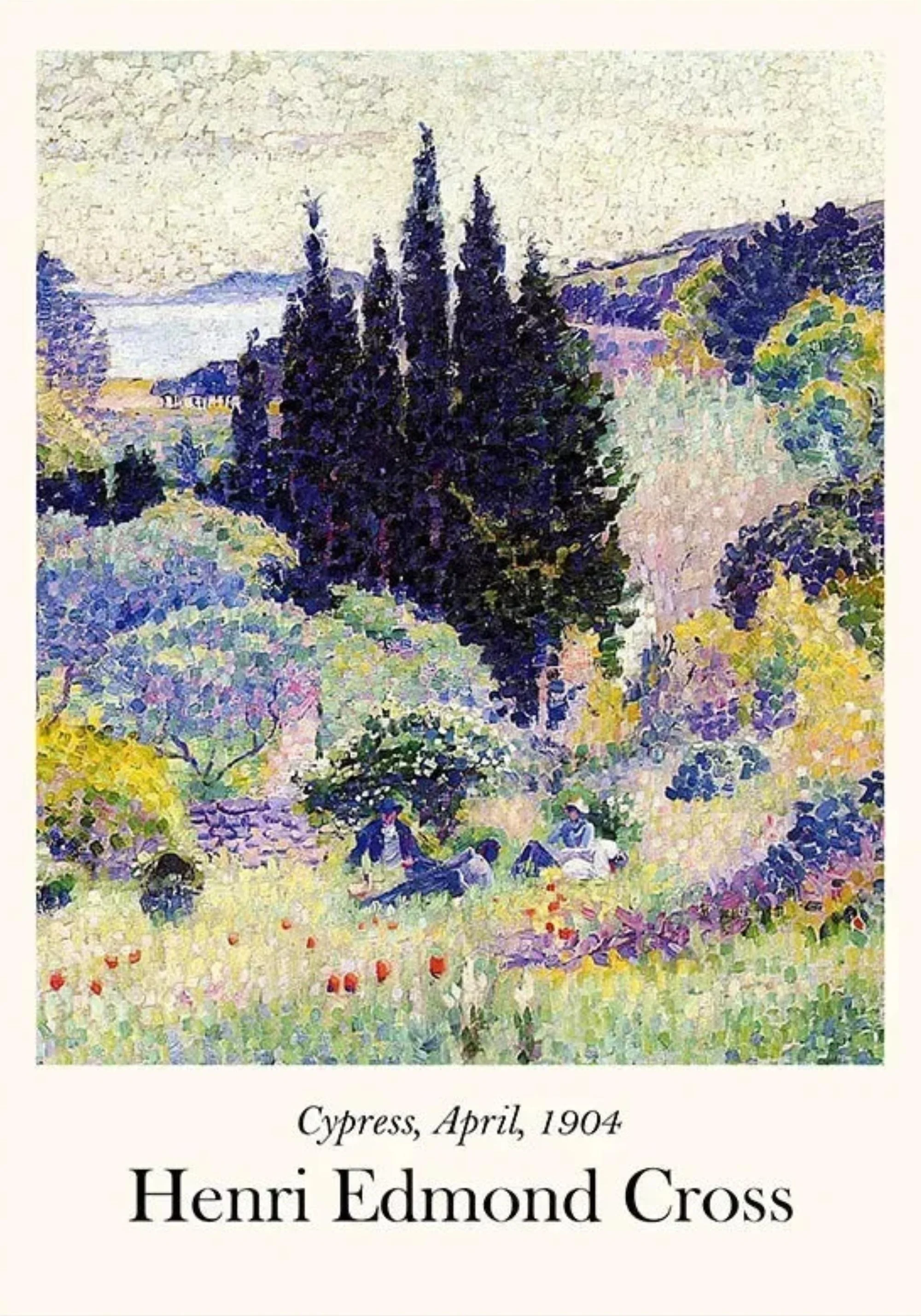 Henri Edmond Cross | Cypress Landscape 1904 | Impressionist - Image 2