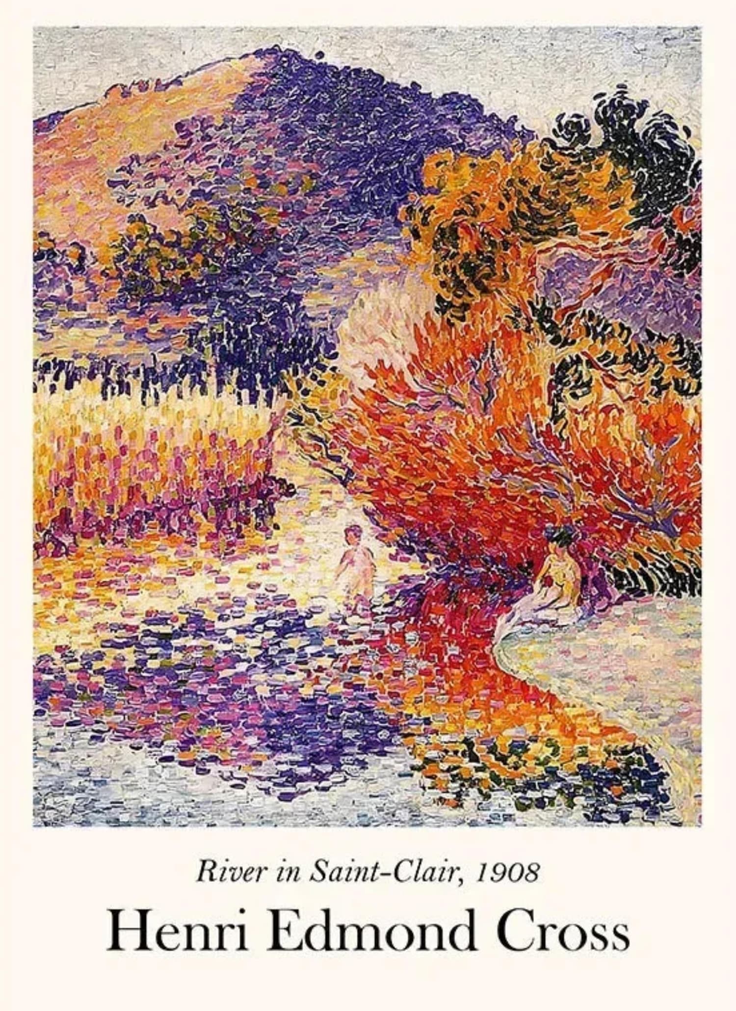 Henri Edmond Cross | River in Saint-Clair | Impressionist Landscape - Image 4