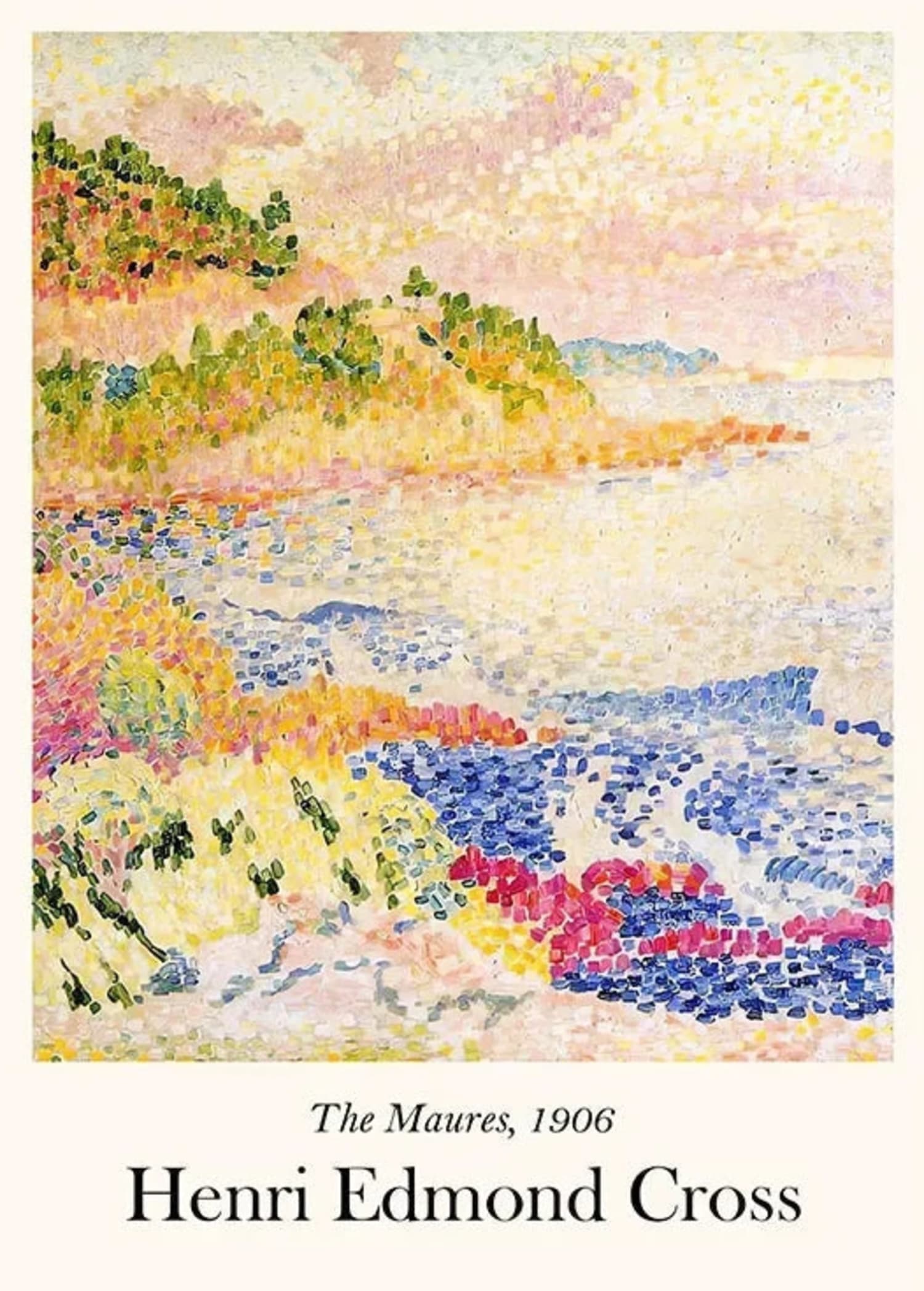 Henri Edmond Cross | The Maures 1906 | Impressionist Landscape - Image 4