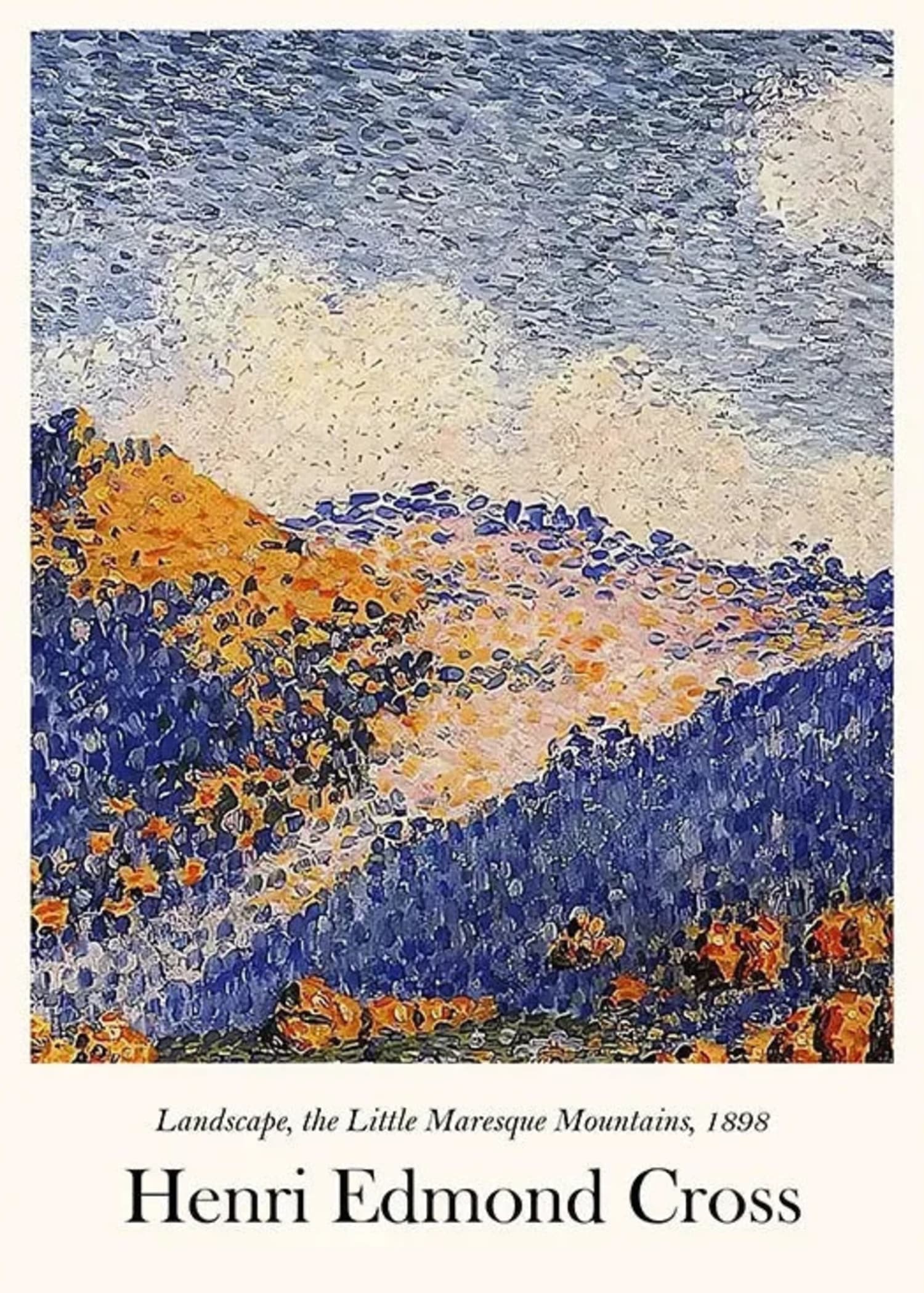 Henri Edmond Cross | The Little Maresque Mountains Landscape - Image 4