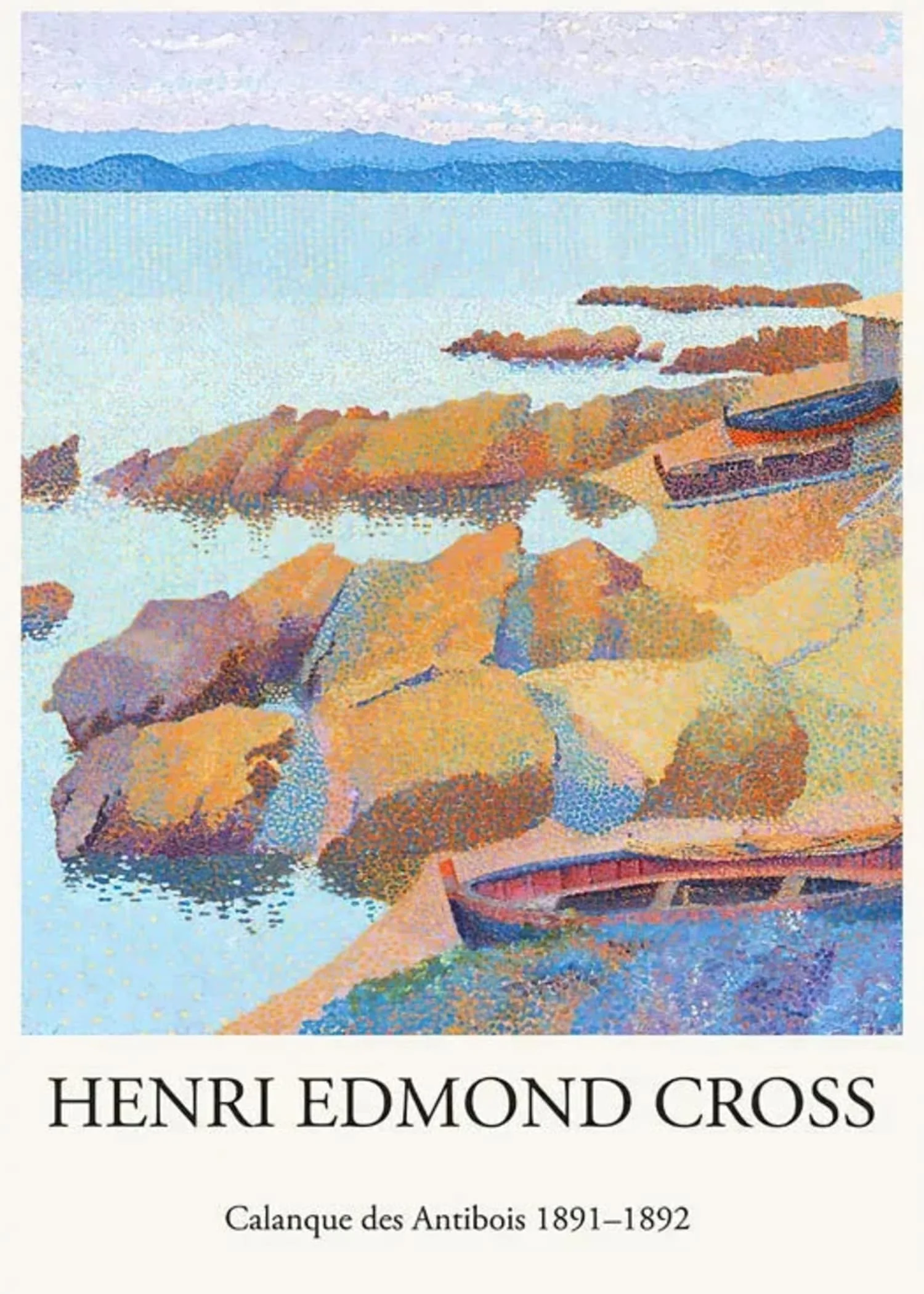 Henri Edmond Cross | Calanque des Antibois | Art Nouveau Coastal Landscape - Image 4