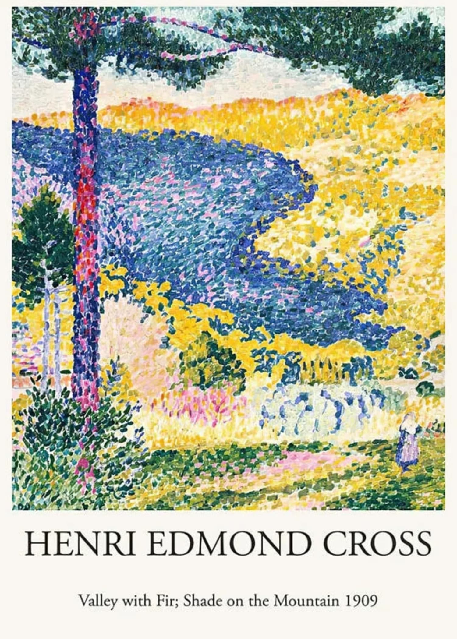 Henri Edmond Cross | Valley with Fir | Impressionist Landscape - Image 4