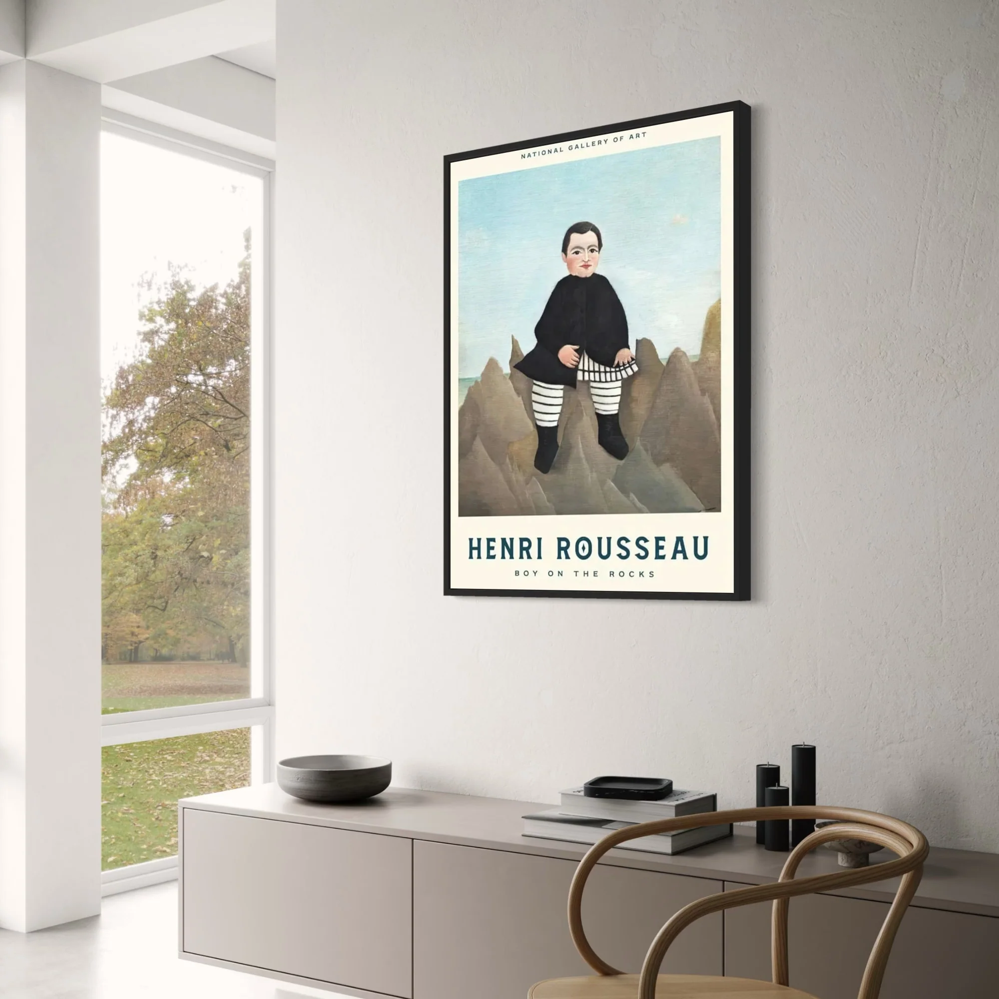 Henri Rousseau | Boy on The Rocks | Classic Art - Image 3