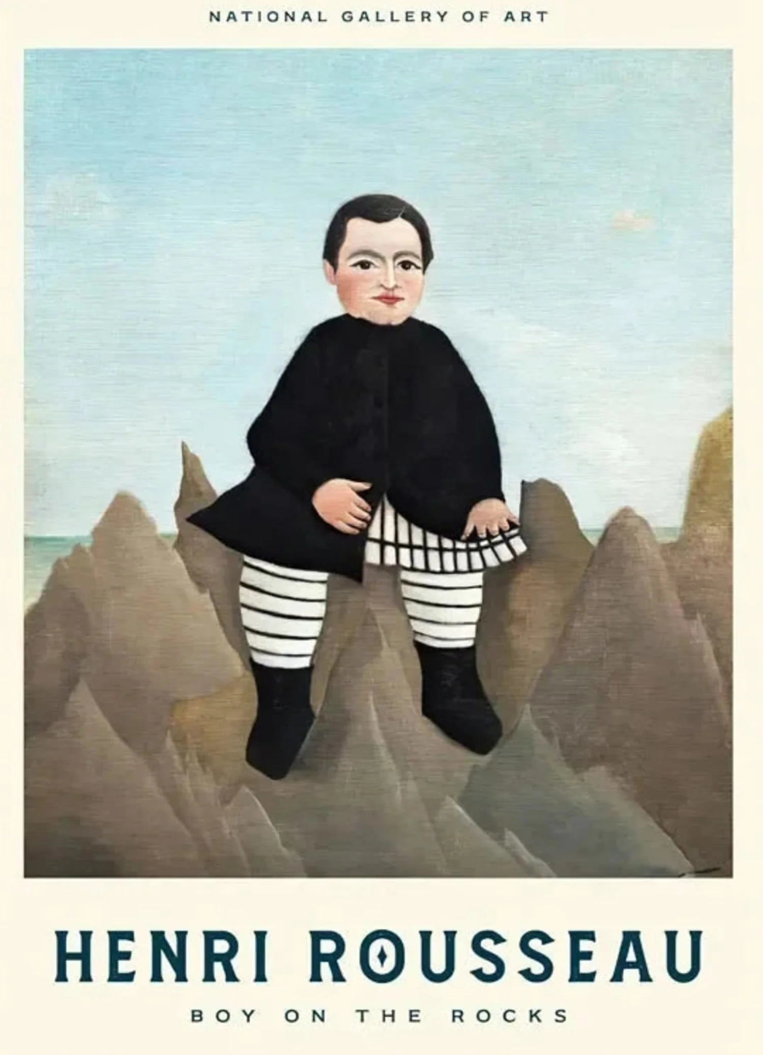 Henri Rousseau | Boy on The Rocks | Classic Art - Image 4