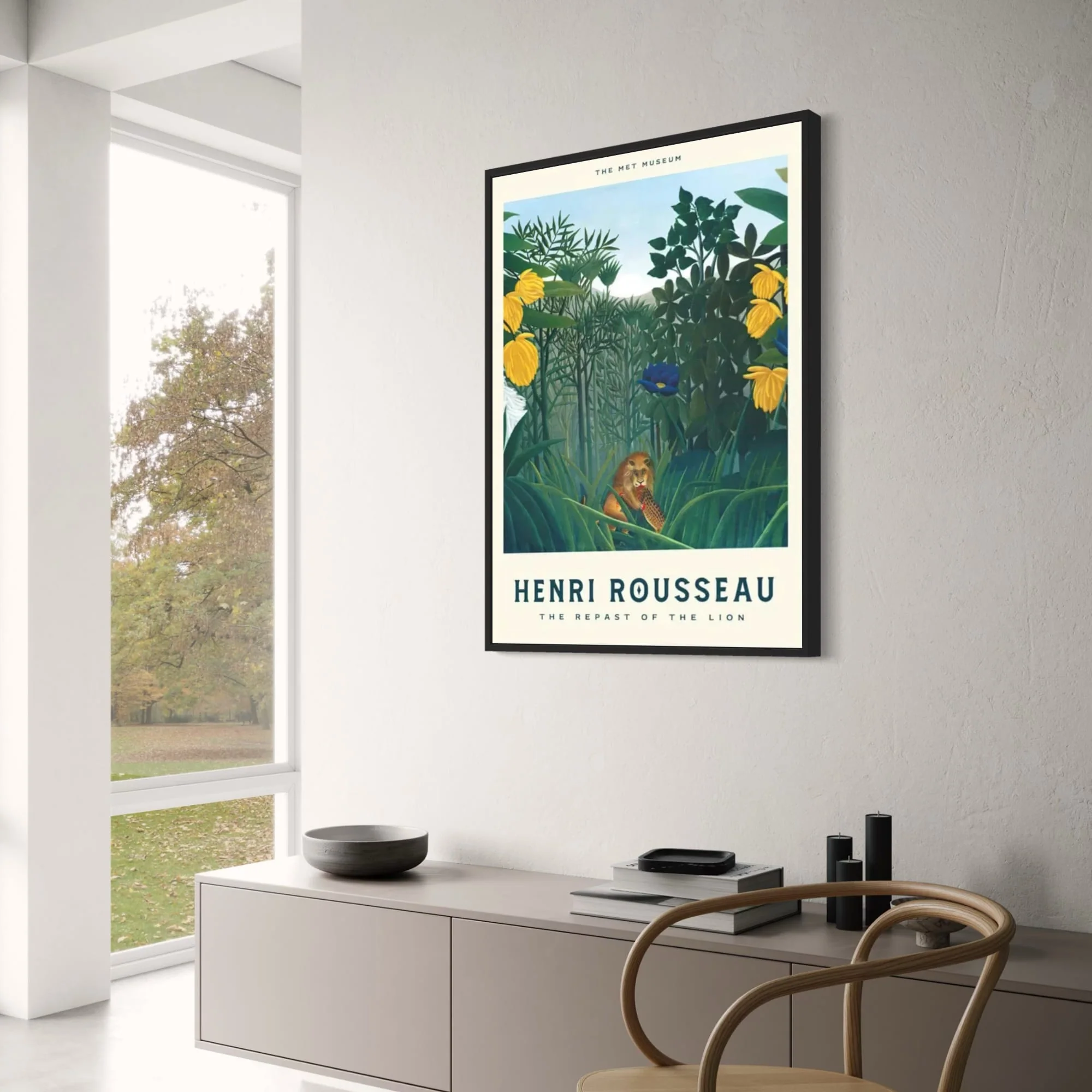 Henri Rousseau | The Repast of the Lion | Jungle Wildlife - Image 3