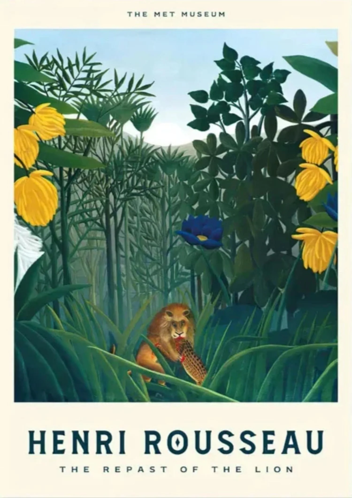 Henri Rousseau | The Repast of the Lion | Jungle Wildlife - Image 4