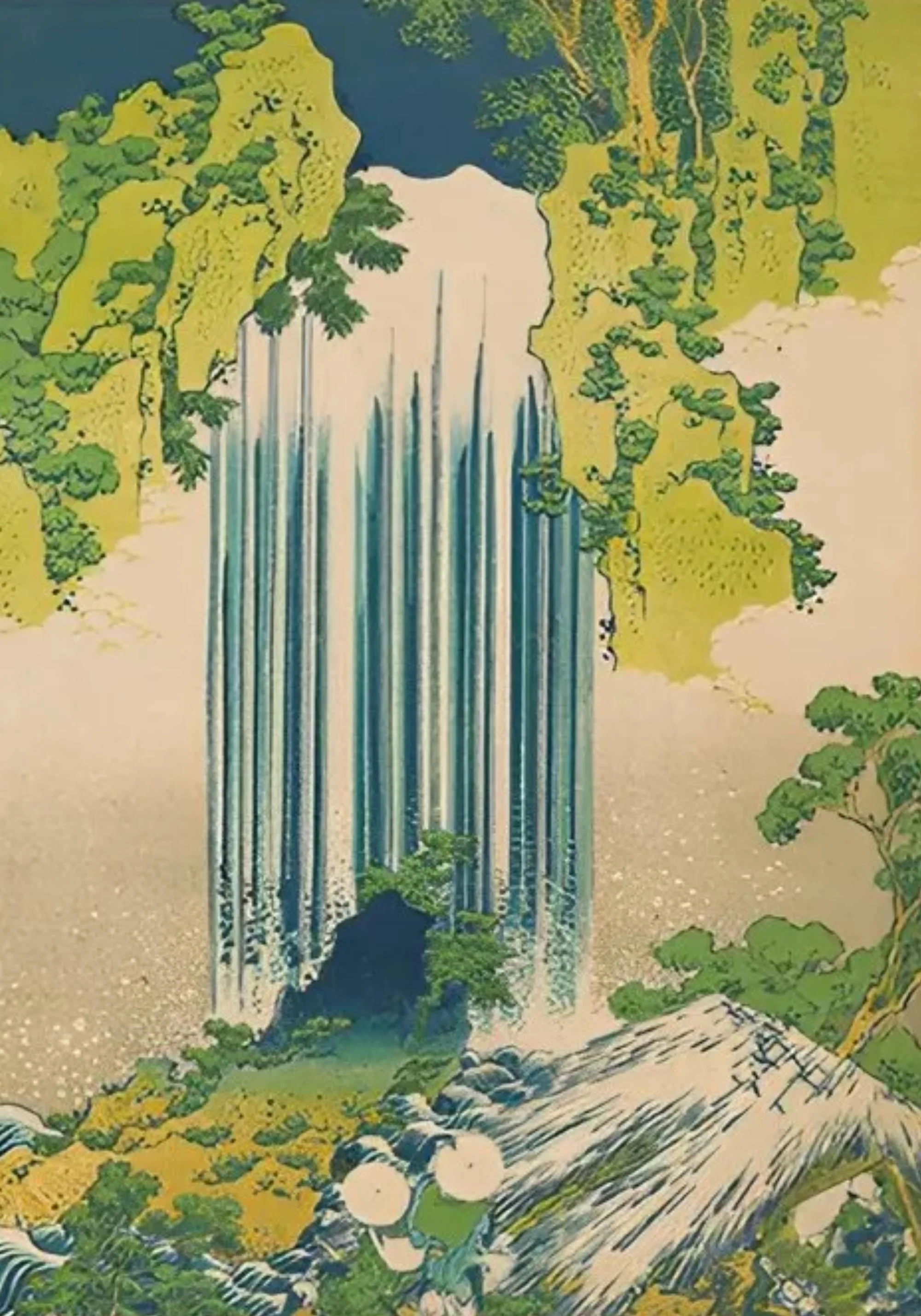 Yoro Waterfall | Hakusai Ohara | Japanese Landscape - Image 2