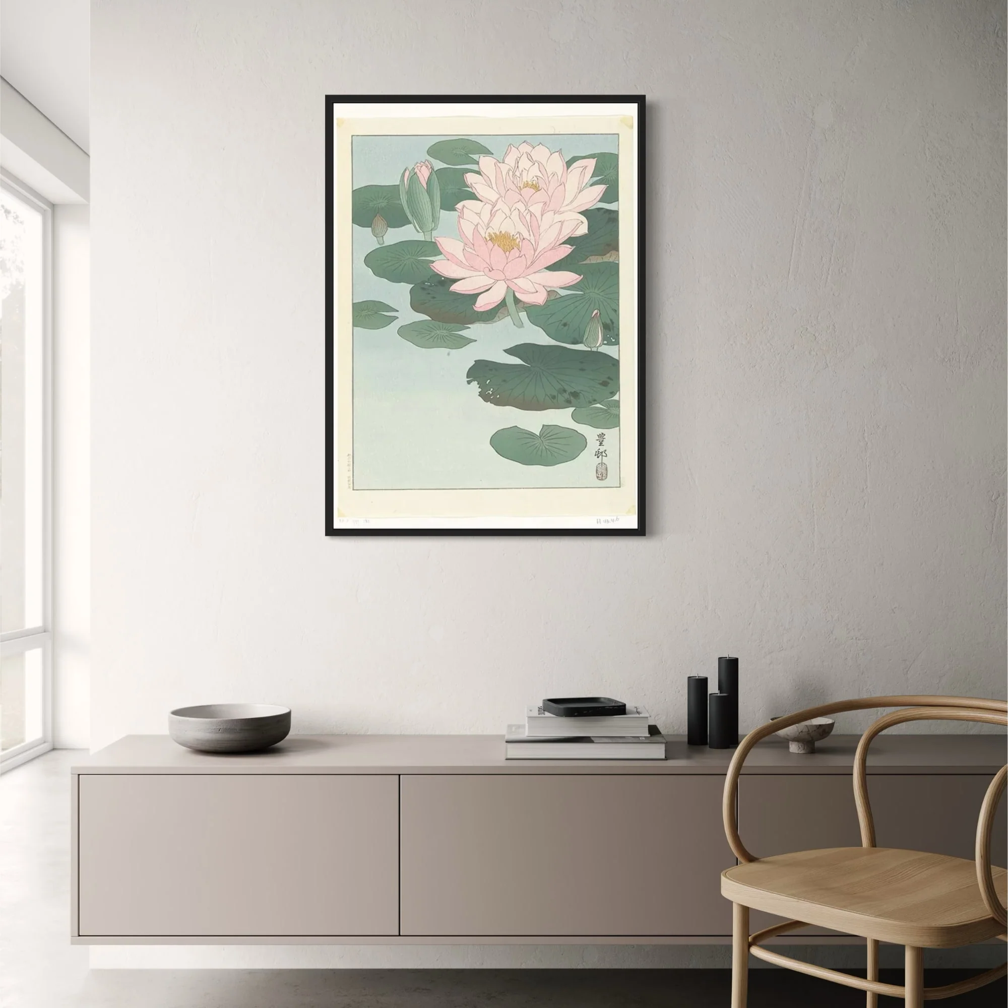 Ohara Koson | Lotus Blossoms | Ukiyo-e Art - Image 2