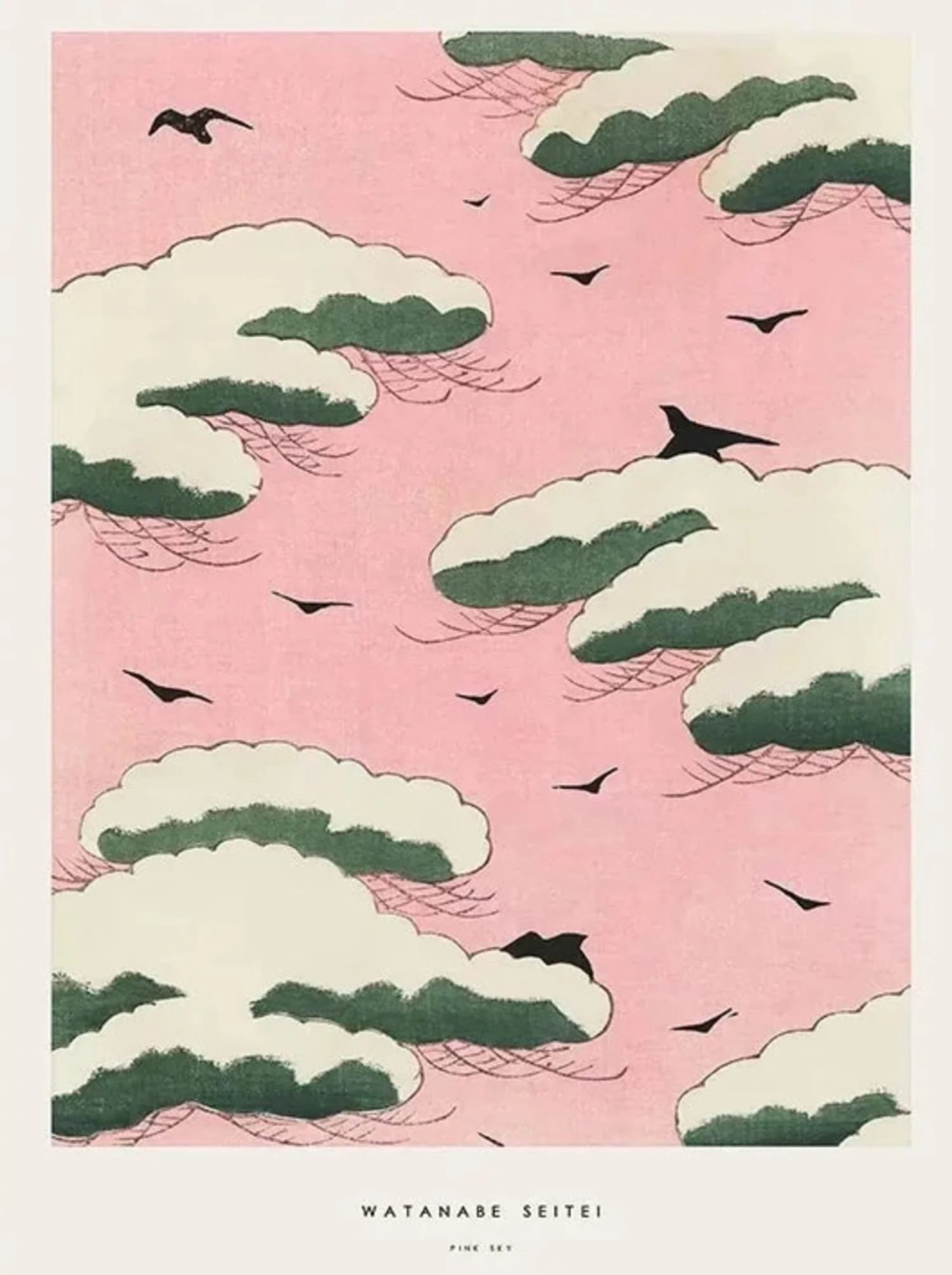 Watanabe Seitei | Pine Sky Ukiyo-e - Image 4