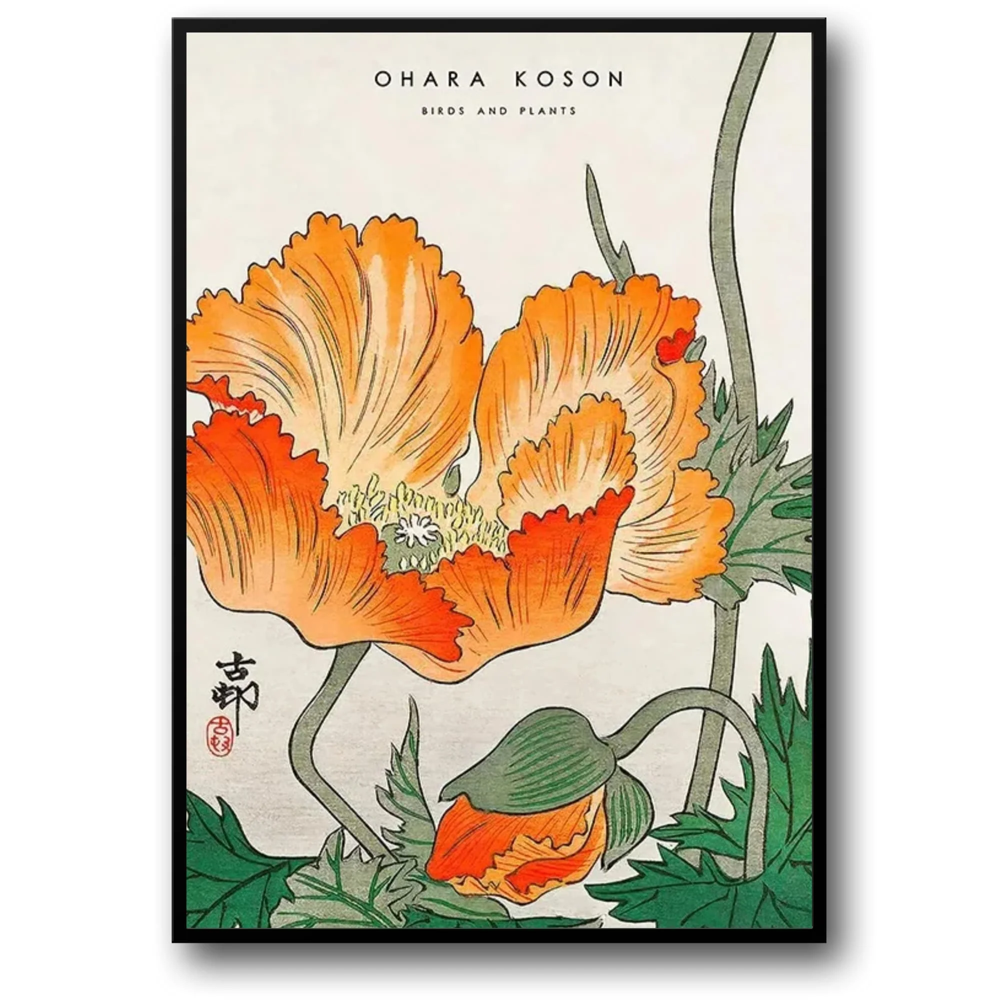 Ohara Koson | Birds & Plants Ukiyo-e | Vintage Style