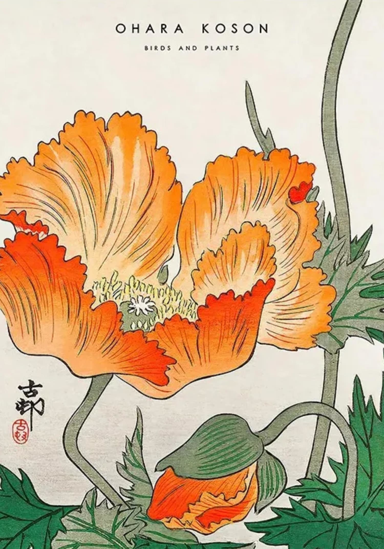 Ohara Koson | Birds & Plants Ukiyo-e | Vintage Style - Image 4