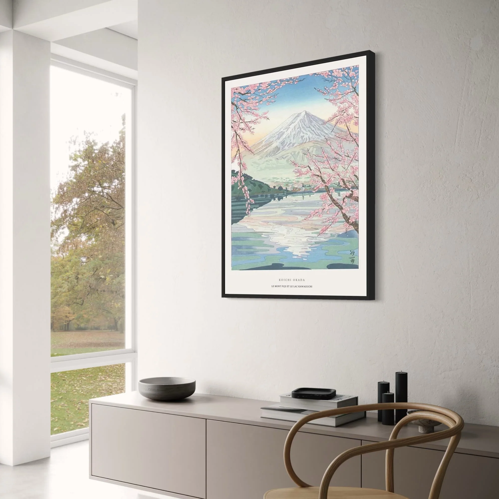 Le Mont Fuji & Lake Kawaguchi | Japanese Ukiyo-e Art - Image 3