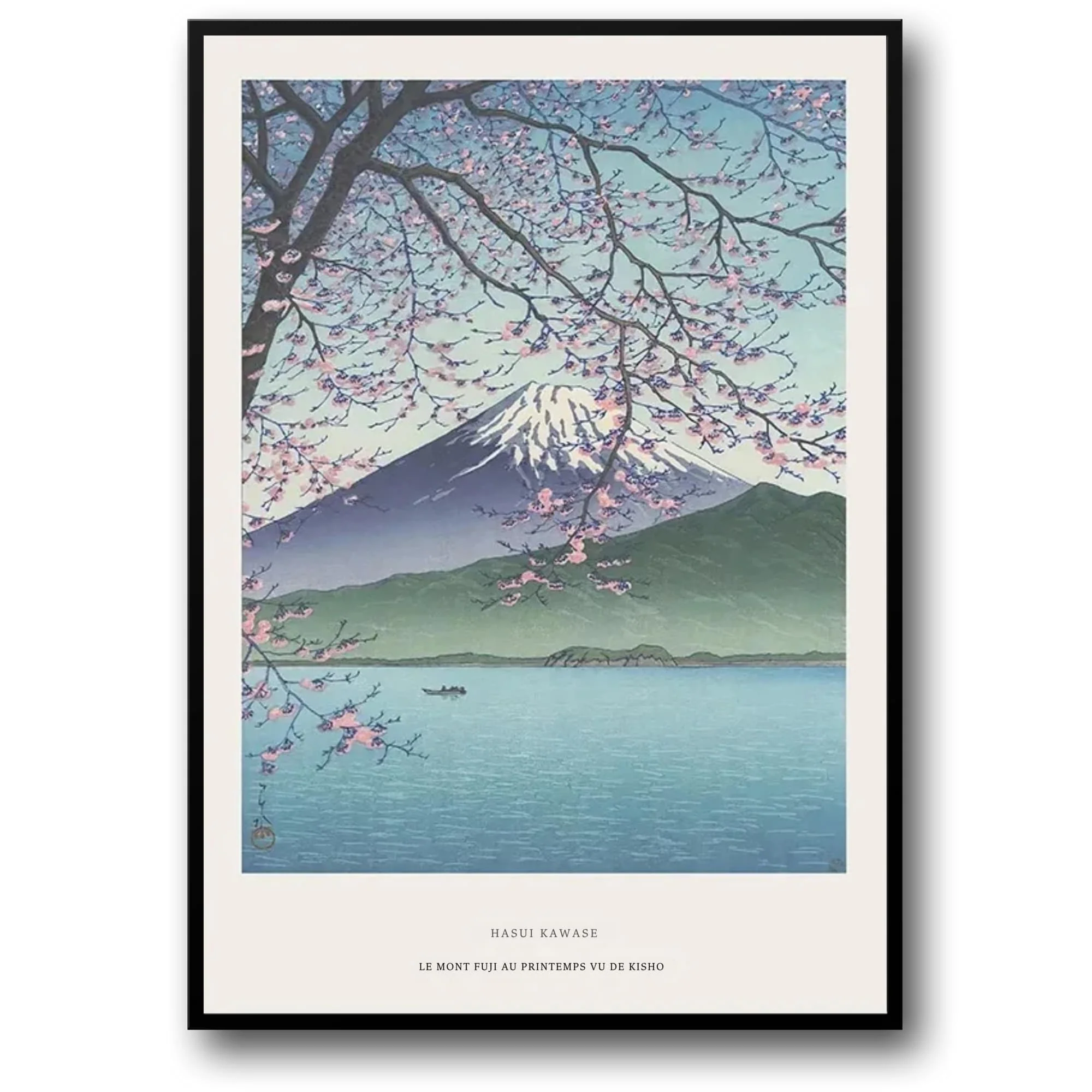 Mount Fuji | Spring View | Japanese Ukiyo-e Art