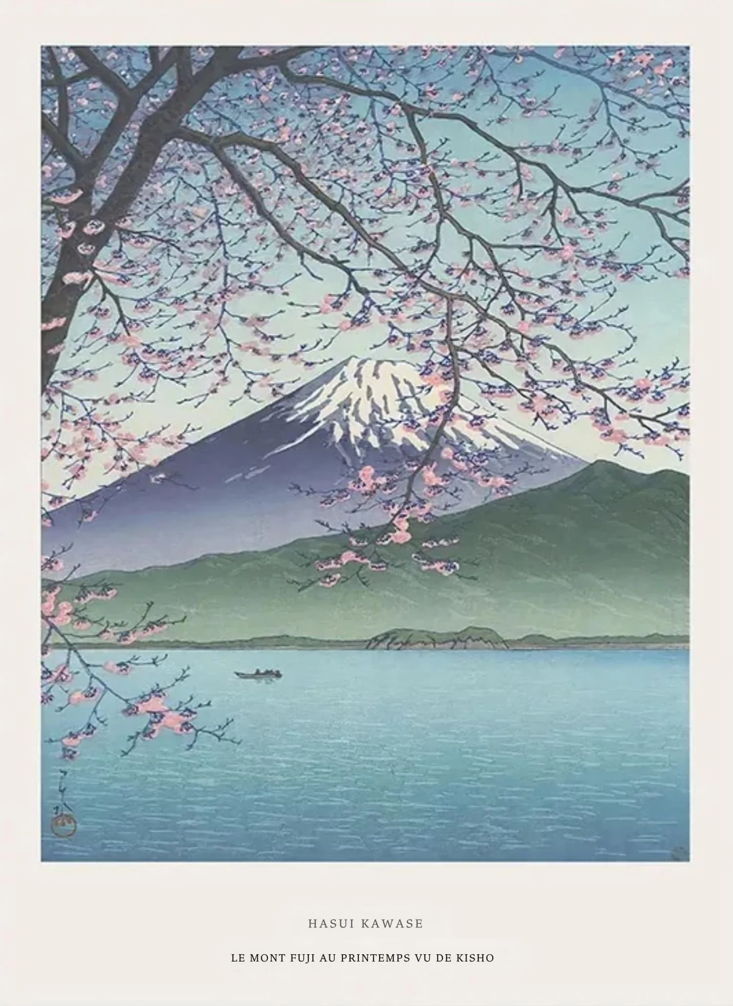 Mount Fuji | Spring View | Japanese Ukiyo-e Art - Image 4