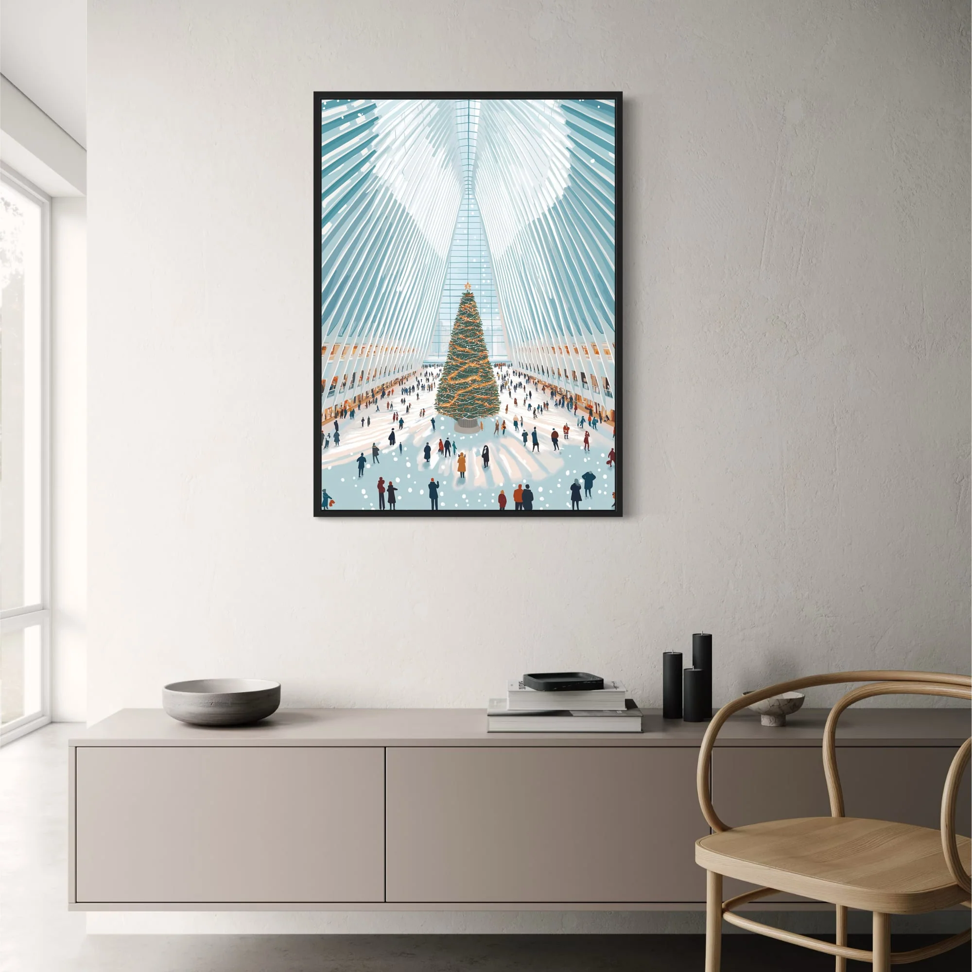 Christmas Tree | Modern Atrium | Snowy Atmosphere - Image 2