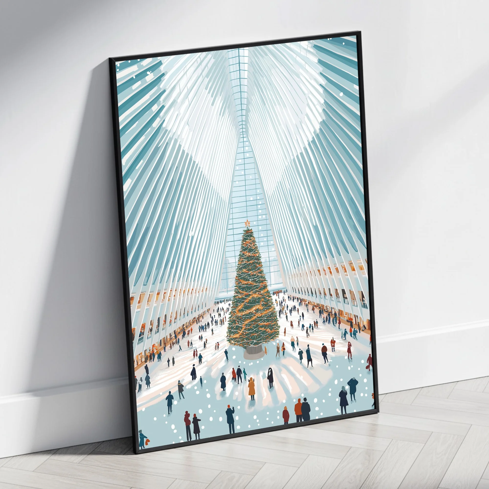 Christmas Tree | Modern Atrium | Snowy Atmosphere - Image 4