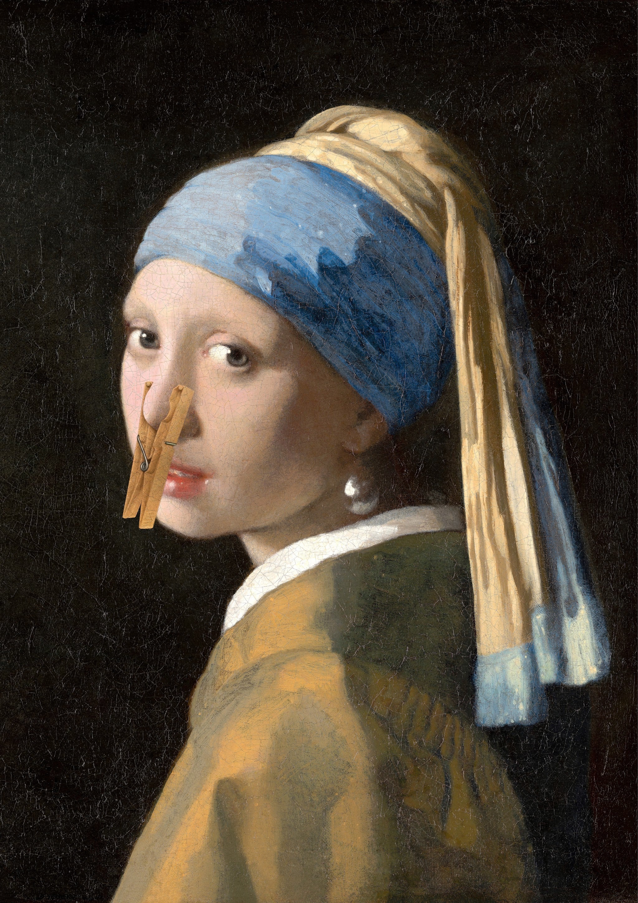 Renaissance Humor with Clothespin | Iconic Parody Art - Image 4