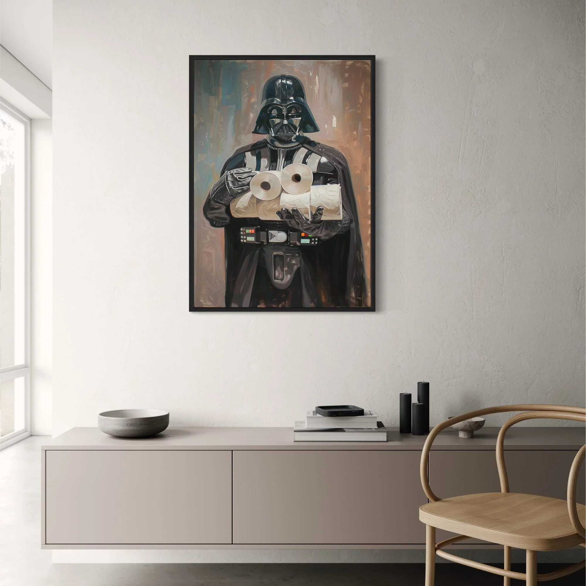 Iconic Villain Satire | Sci-Fi Whimsical Art - Image 2