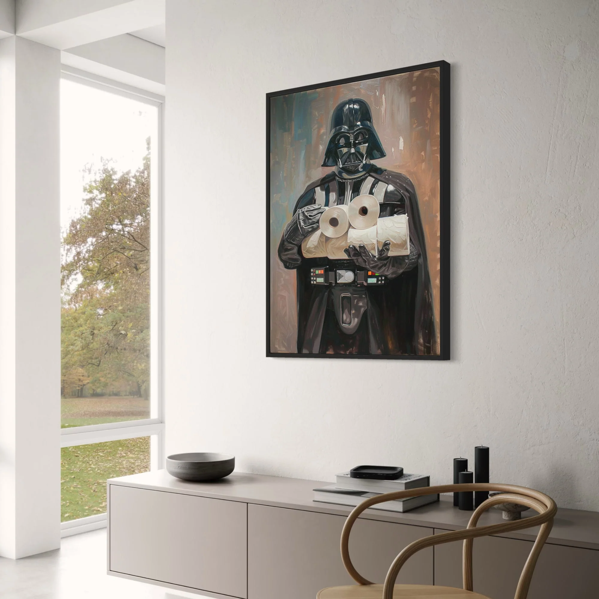Iconic Villain Satire | Sci-Fi Whimsical Art - Image 3