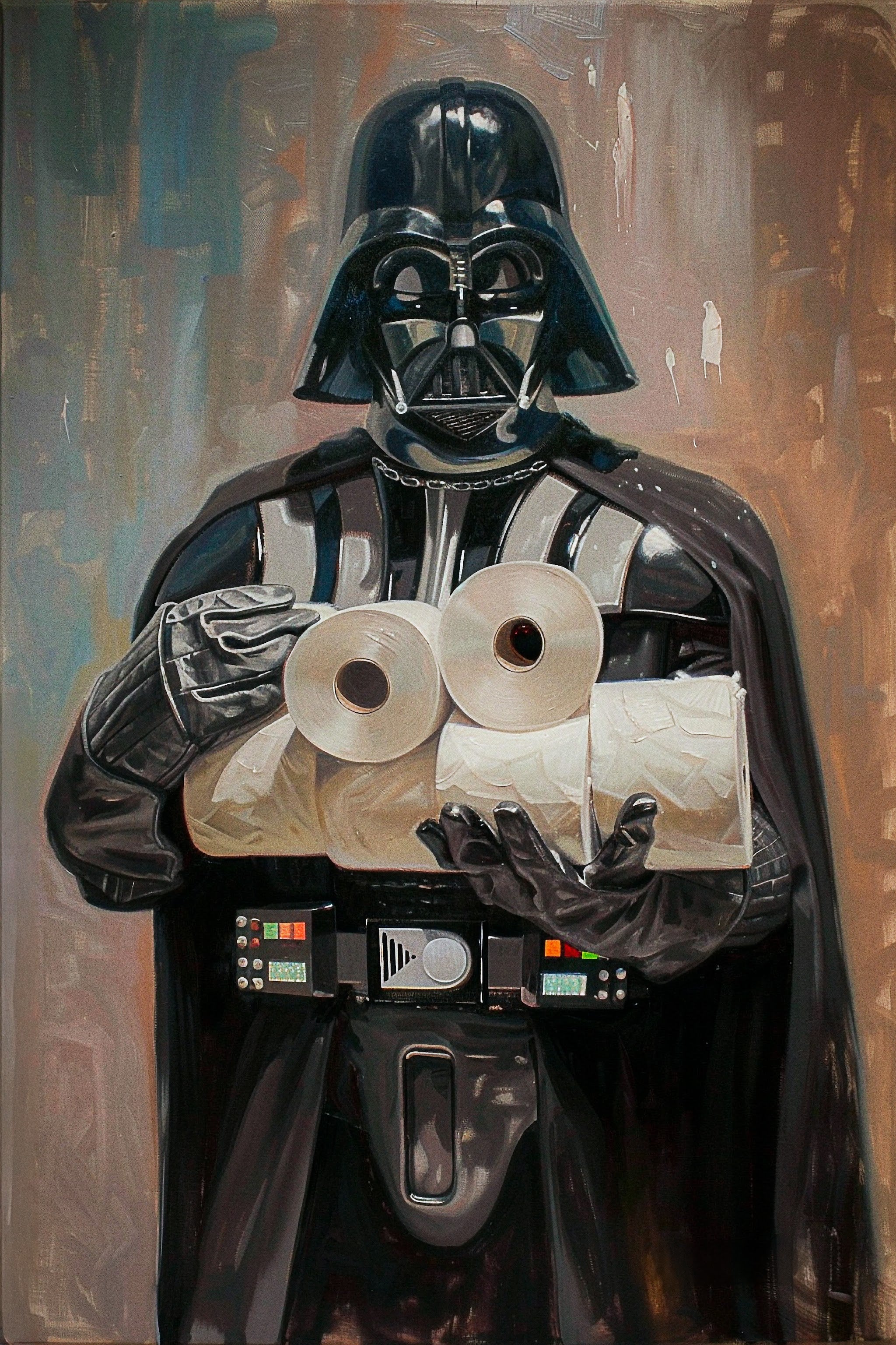 Iconic Villain Satire | Sci-Fi Whimsical Art - Image 4