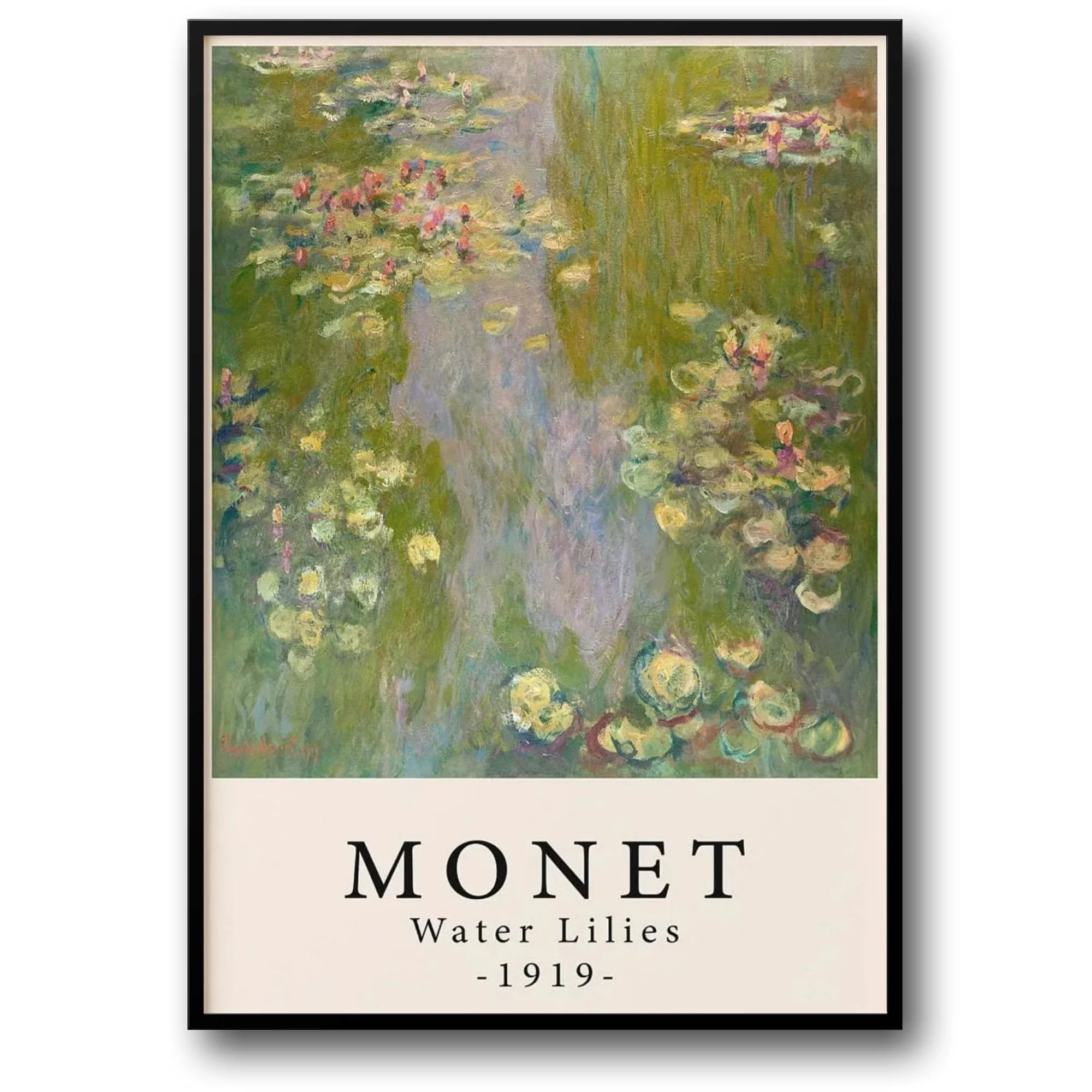 Monet's Water Lilies 1919 | Impressionist Art