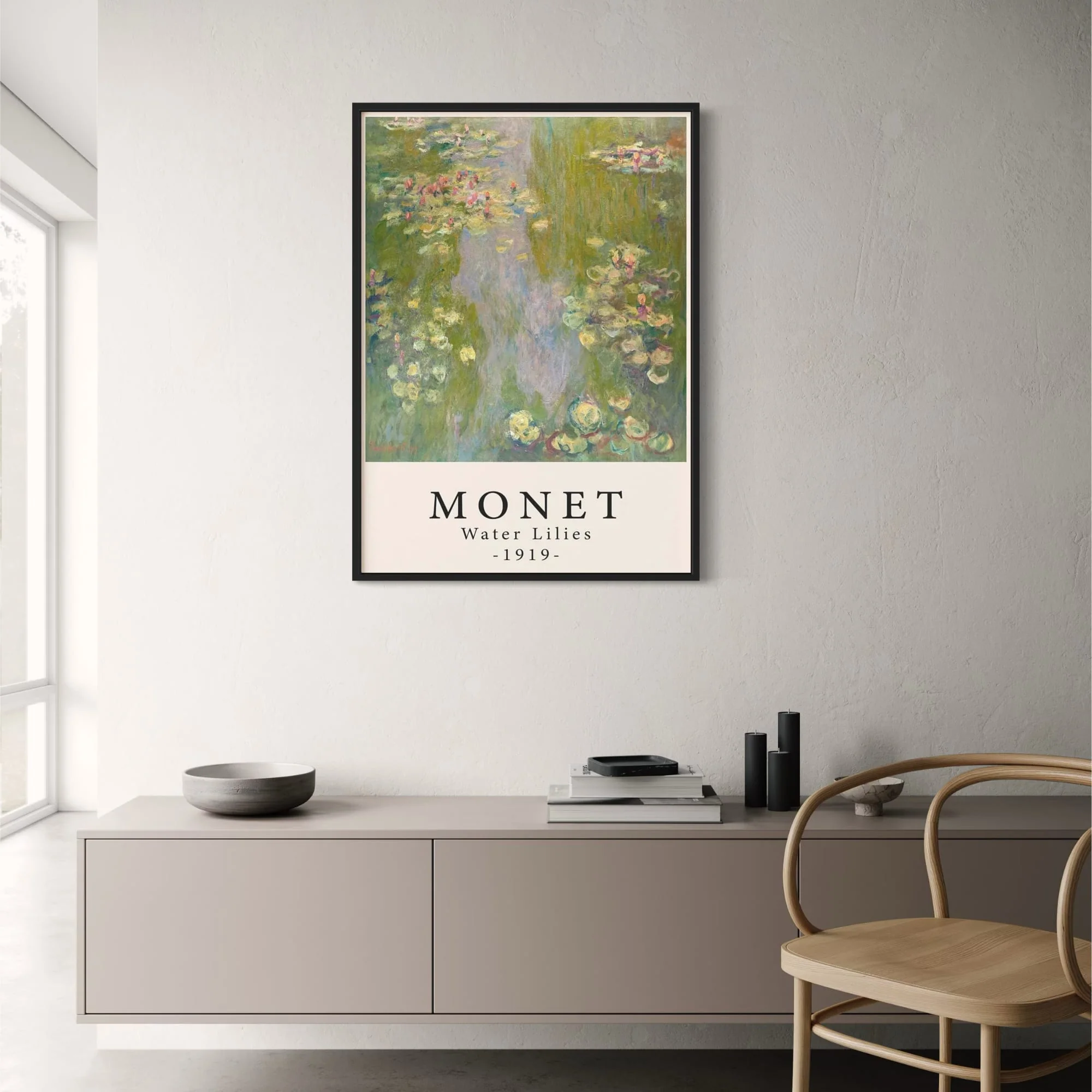 Monet's Water Lilies 1919 | Impressionist Art - Image 2