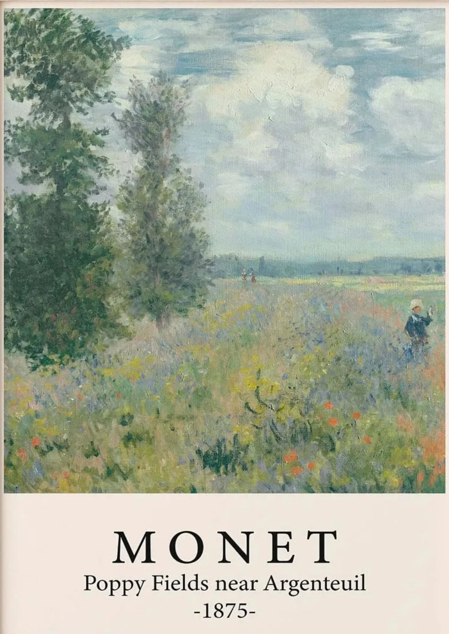 Claude Monet | Poppy Fields 1875 | Impressionist Art - Image 4