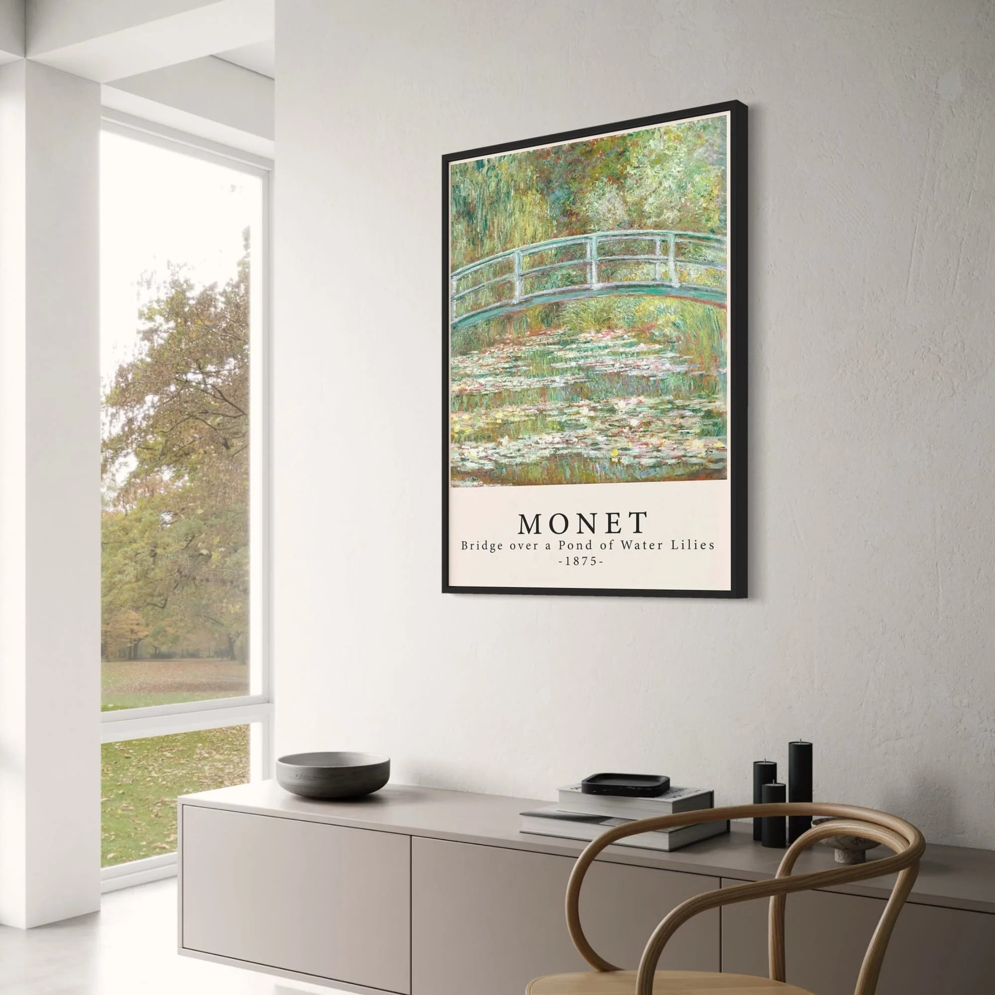 Claude Monet | Water Lilies Bridge | Impressionist Masterpiece - Image 3