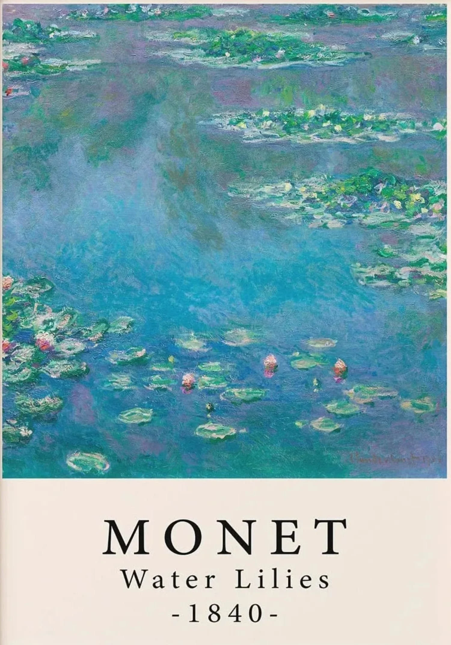Claude Monet Water Lilies | Impressionist Masterpiece - Image 4