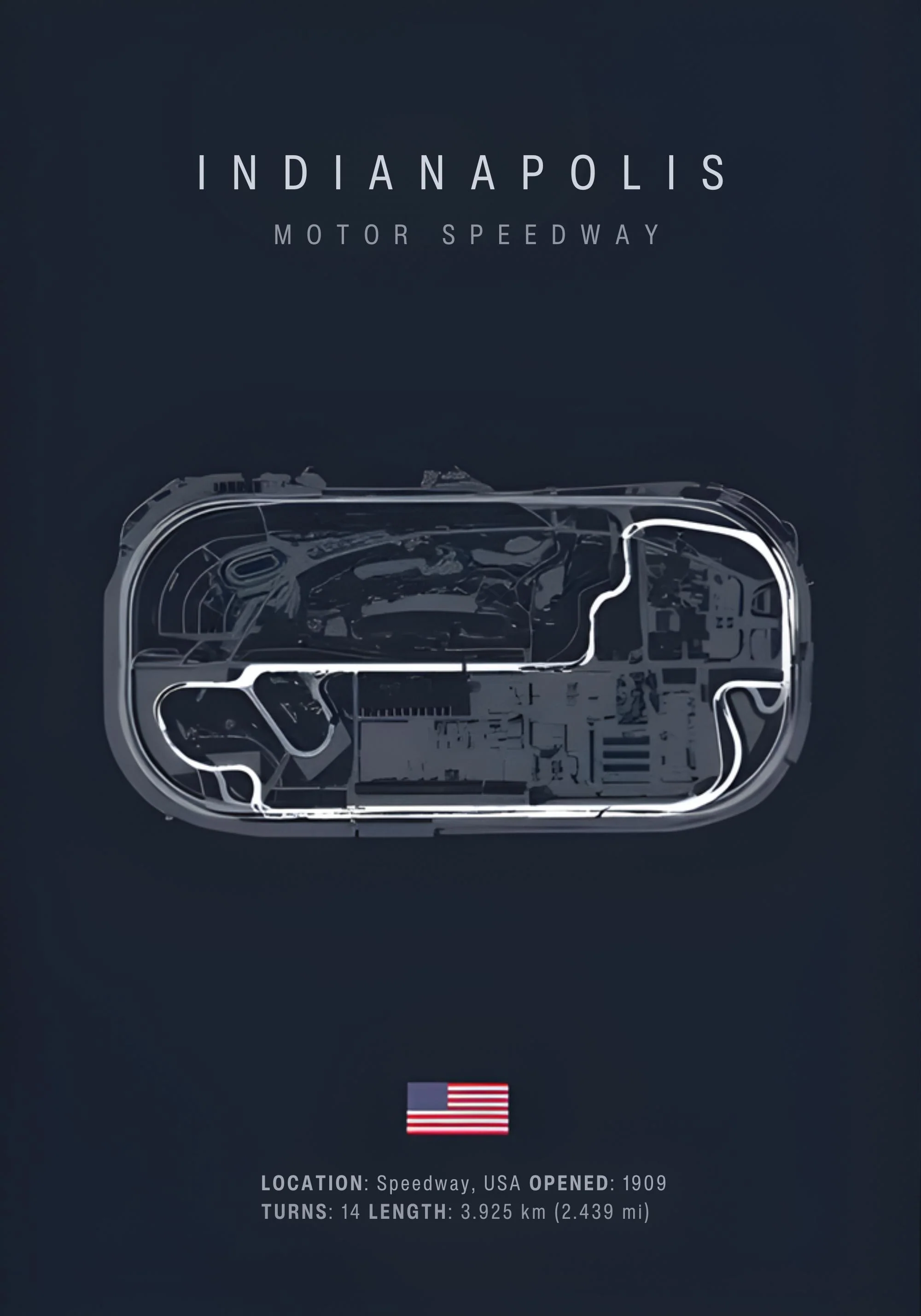 Indianapolis F1 Track Layout | Circuit Design - Image 2