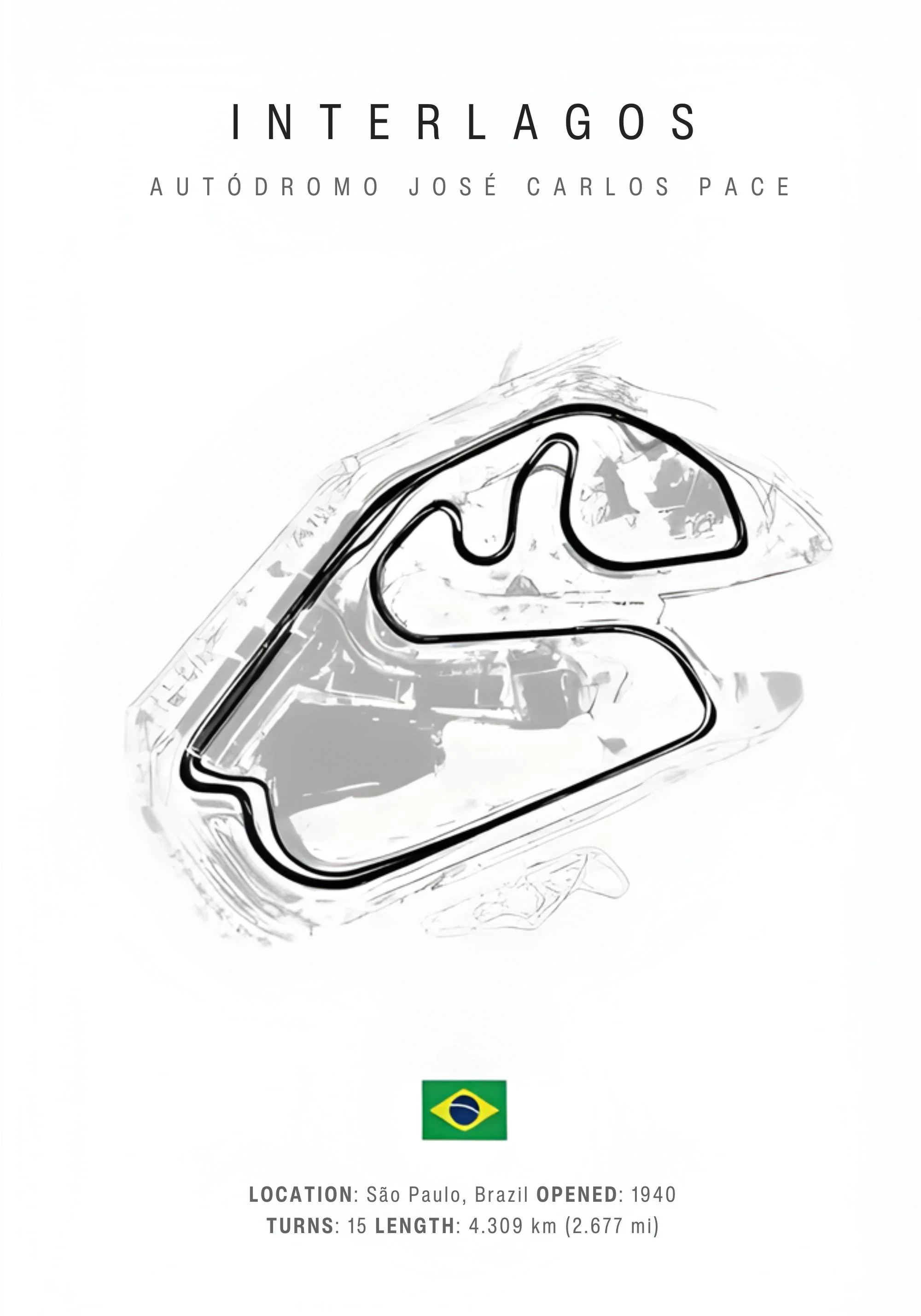 Interlagos F1 | Racing Circuit Layout - Image 2