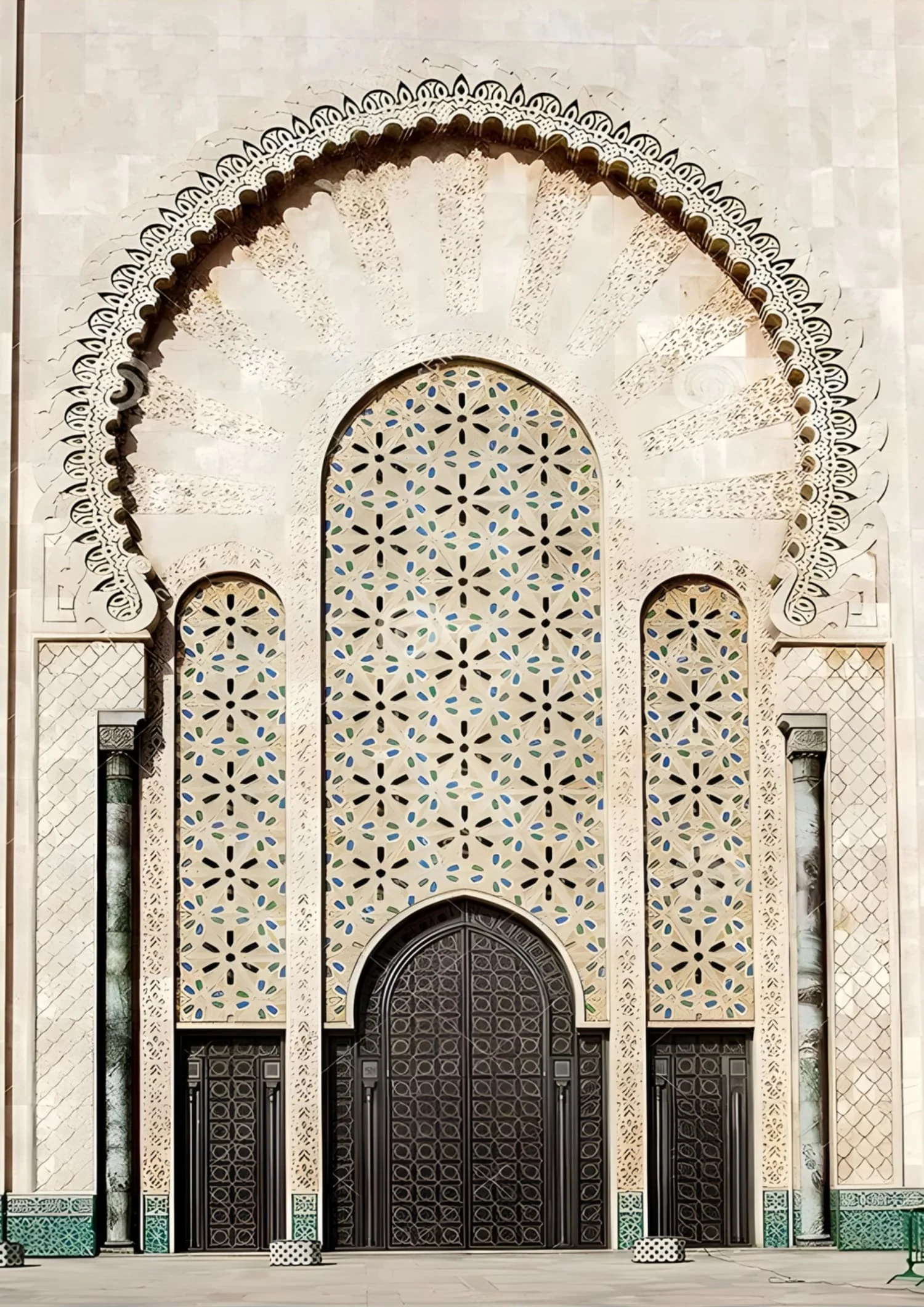 Majestic Mosque Portal | Islamic Architecture Art - Image 4