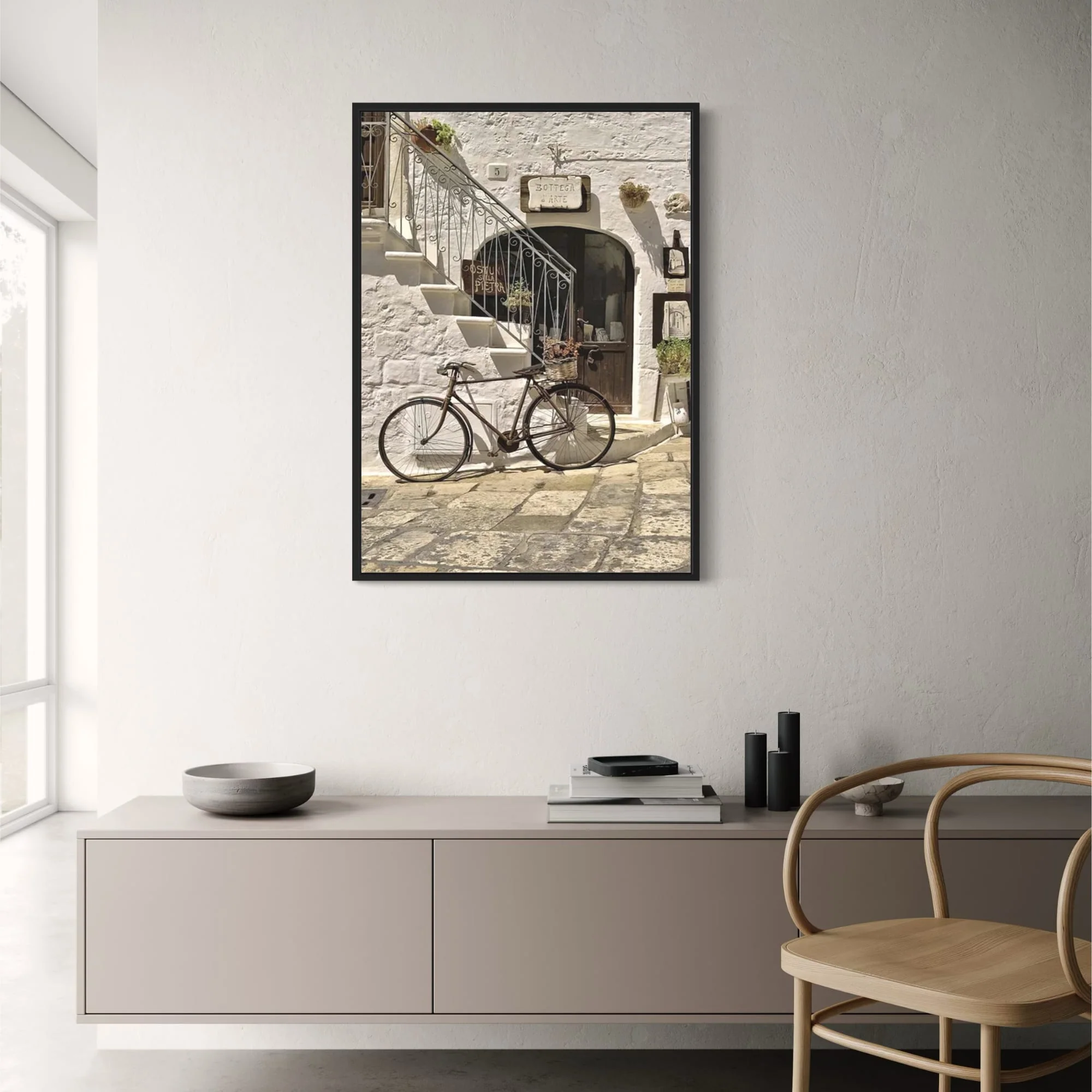 Italian Town Summer Bikeride | Scenic Art - Image 2