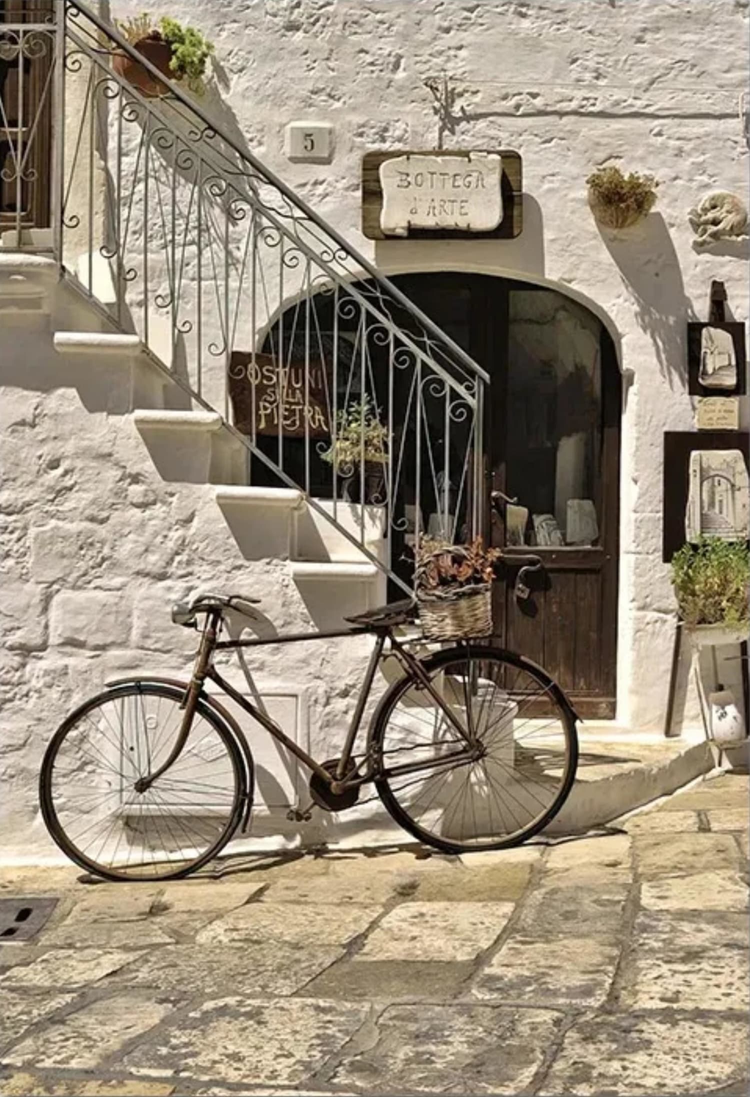Italian Town Summer Bikeride | Scenic Art - Image 4