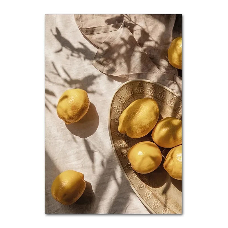 Italian Town with Lemons