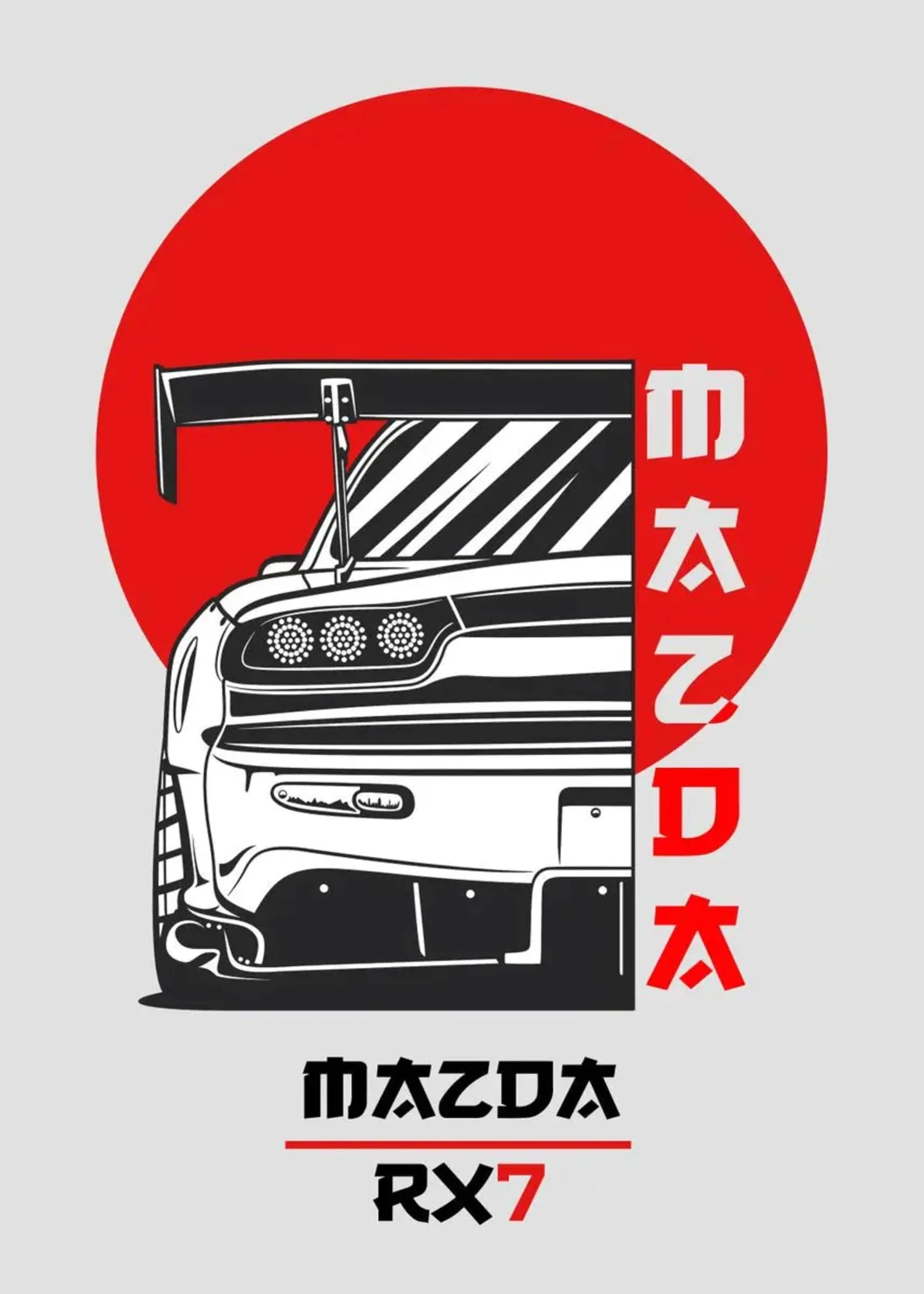 Mazda RX7 | Japanese Car Art - Image 4