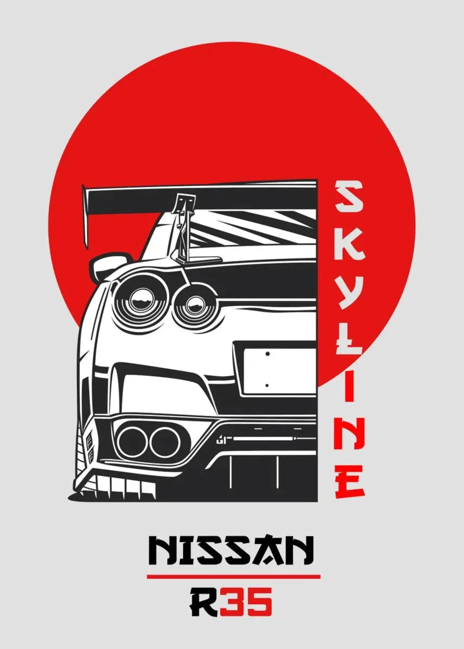 Nissan GTR R35 | Japanese Sports Car Art - Image 4