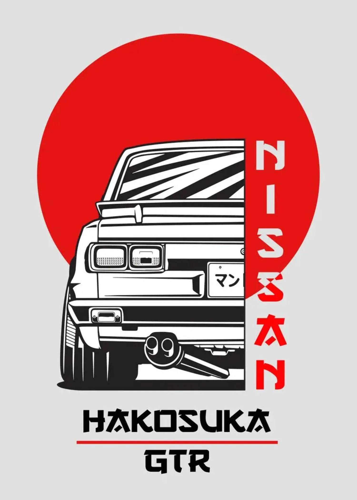 Nissan Hakosuka GTR | Classic Japanese Car Art - Image 4