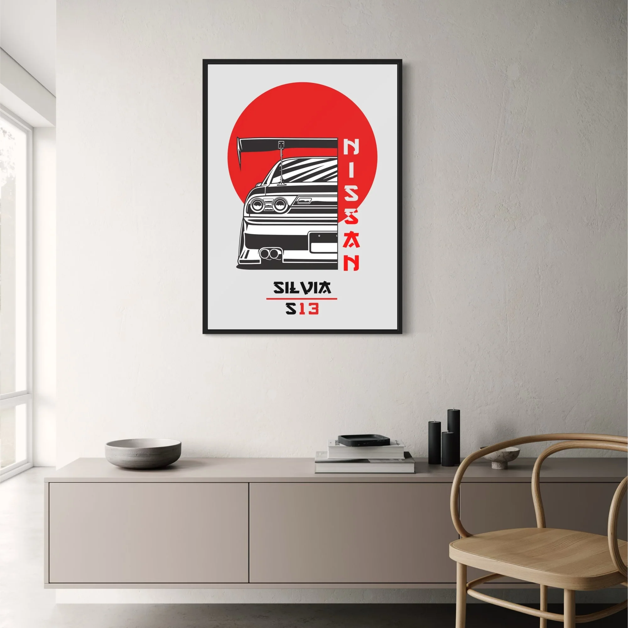 Nissan Silvia S13 | Japanese Car Art - Image 2