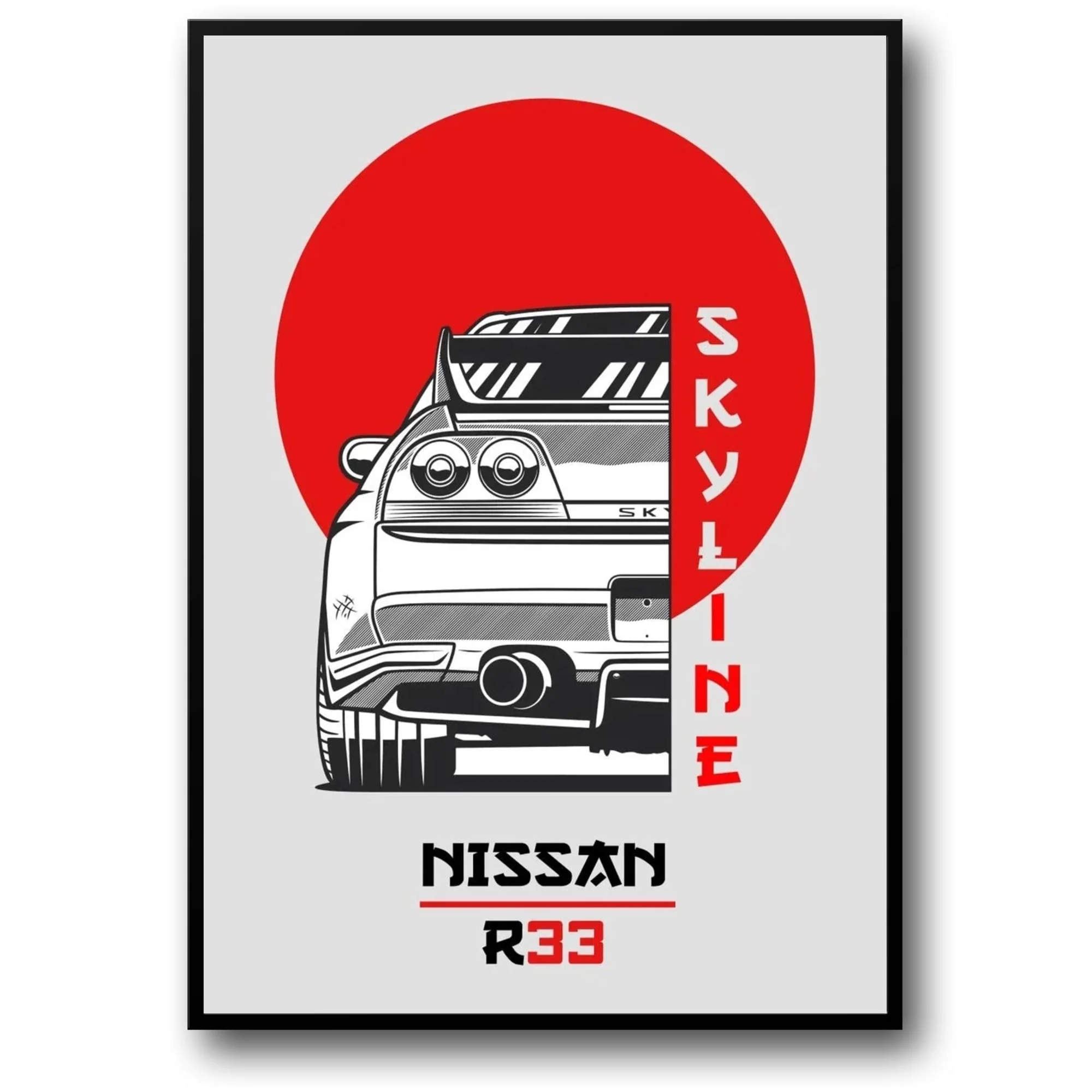 Nissan Skyline R33 | Japanese Car Art
