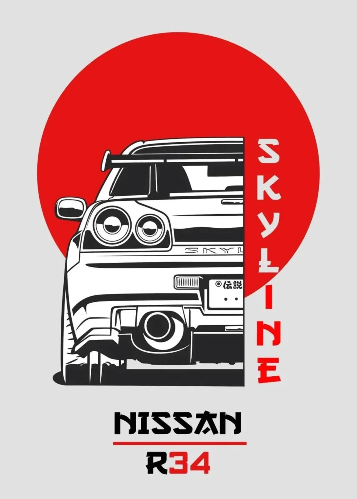 Japan Skyline R34 | Automotive Art - Image 4