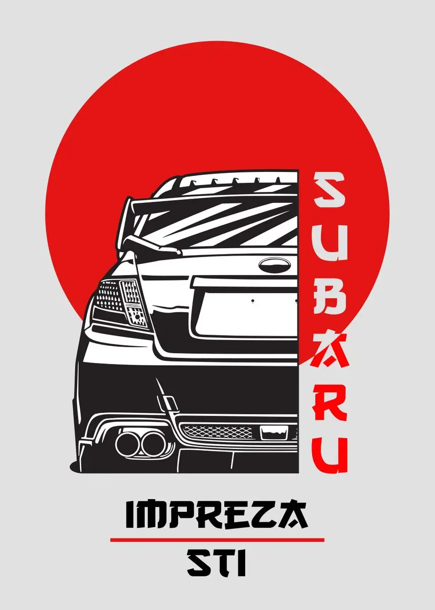 Subaru Impreza STI | Japanese Sports Car Art
