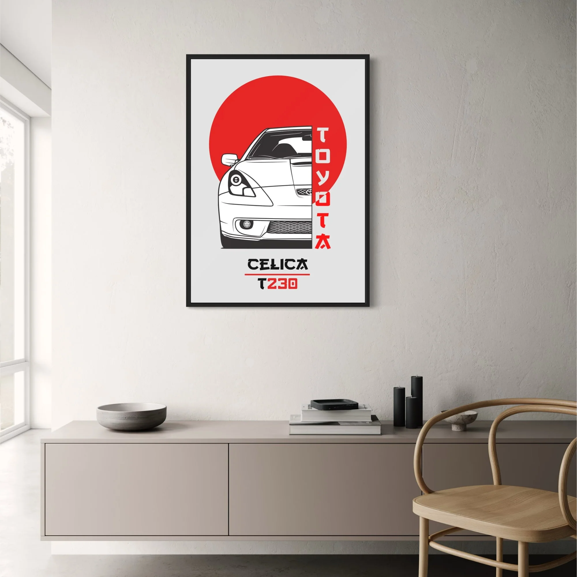 Toyota Celica T230 | Vintage Japanese Car Art - Image 2