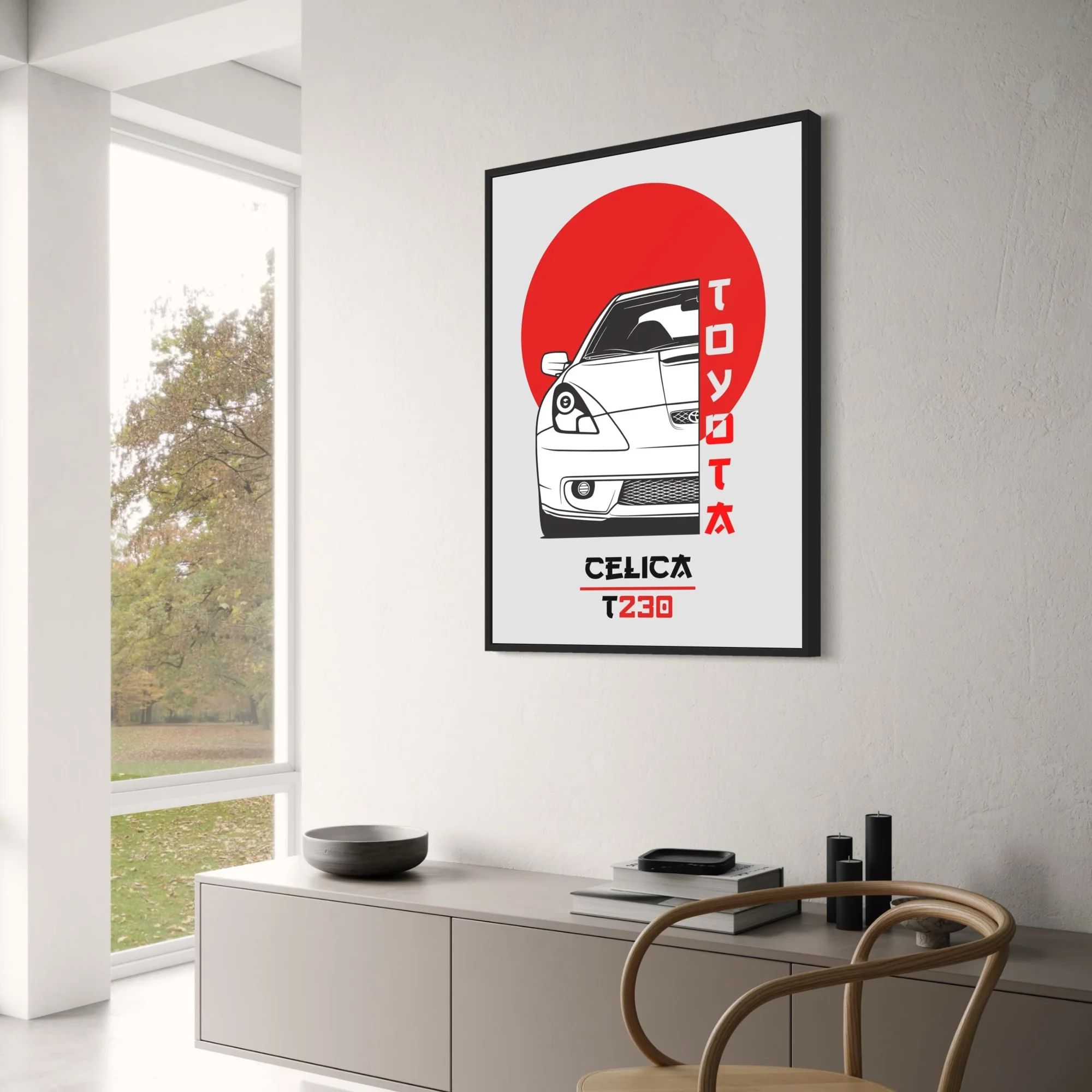 Toyota Celica T230 | Vintage Japanese Car Art - Image 3